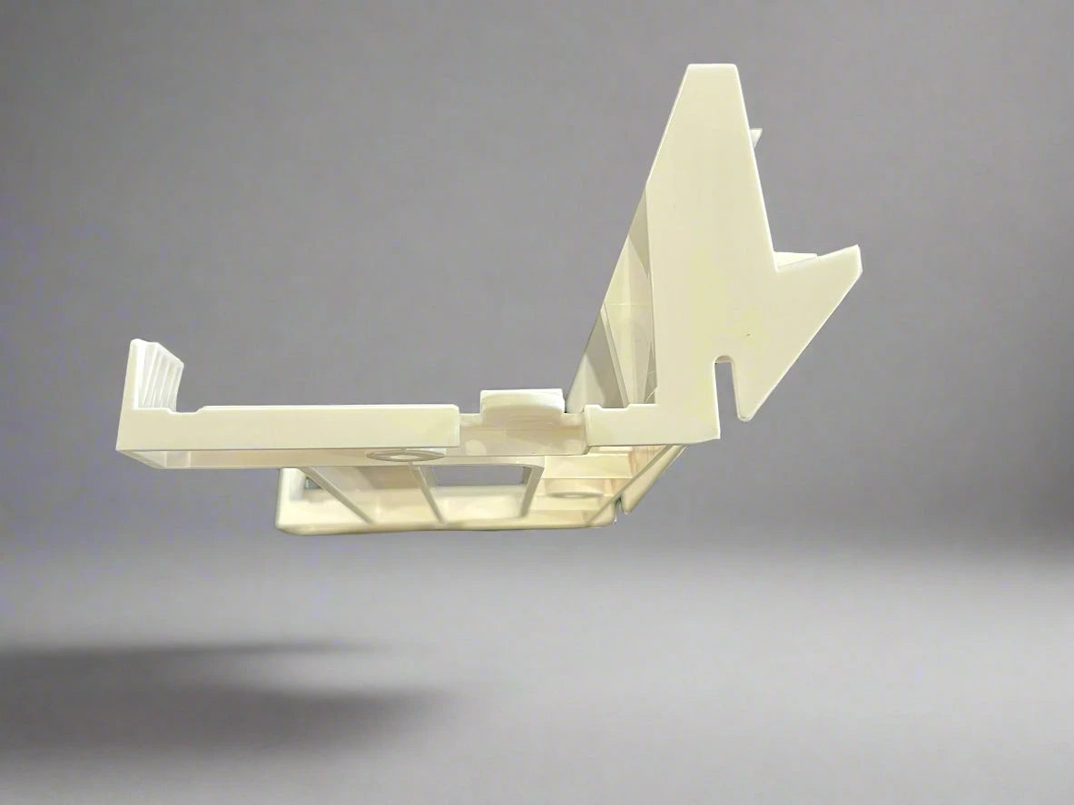 Moulded plastic wall mount holder for Starlink Gen 3 router & 56V power supply – white all-in-one design SpaceTek - Starlink Mounts & Accessories