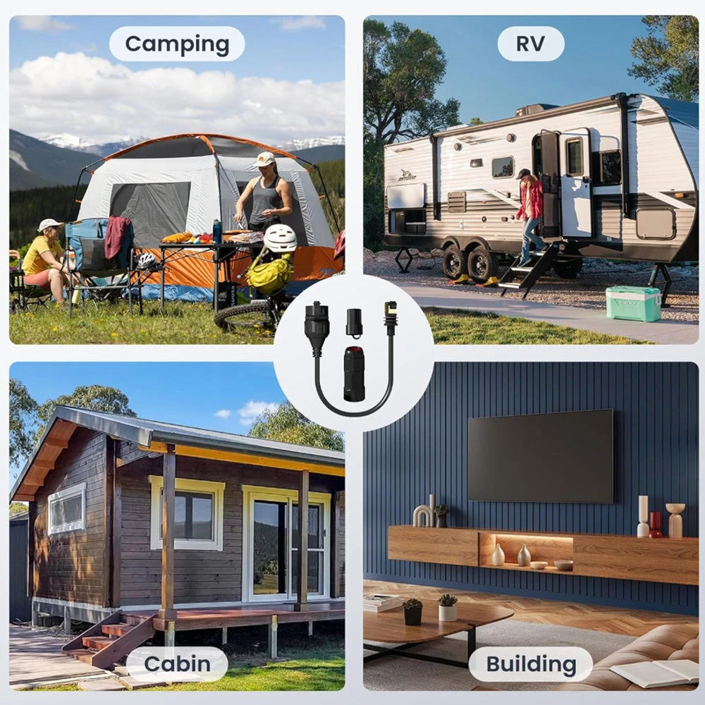 Generic Waterproof Ethernet RJ45 Adapter Connector for Starlink Gen 3/Mini SpaceTek - Starlink Mounts & Accessories