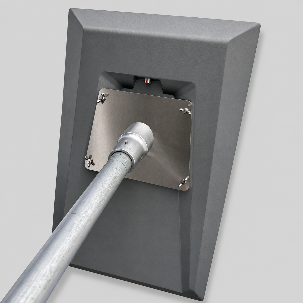 Starlink Gen 3 Performance - Heavy Duty Aluminium Pole Adapter, Fits Poles 38–40mm SpaceTek - Starlink Mounts & Accessories
