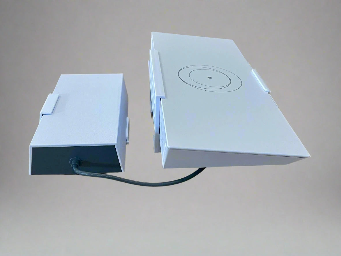 Plastic wall mount holders for Starlink Gen 3 router & 56V power supply – dual holder set SpaceTek - Starlink Mounts & Accessories