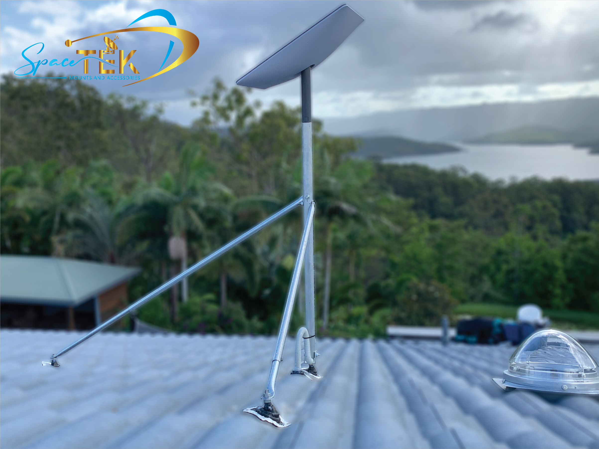 Tile Roof - Starlink Mount Roof Kit for Dishy - Rectangle Gen 2