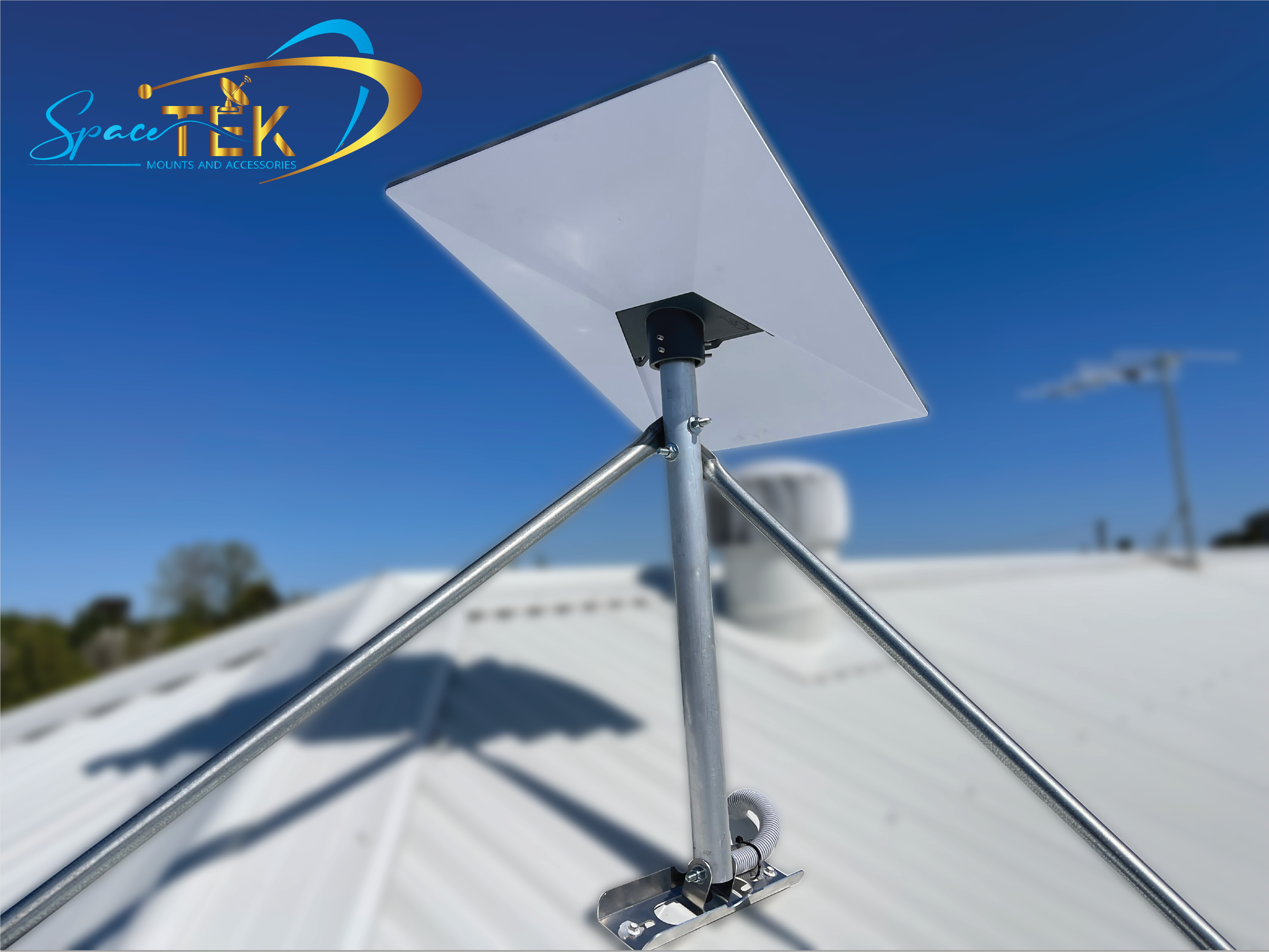 Tin Roof - Starlink Mount Roof Kit for Dishy - Gen 3 (V4) - Lite Duty