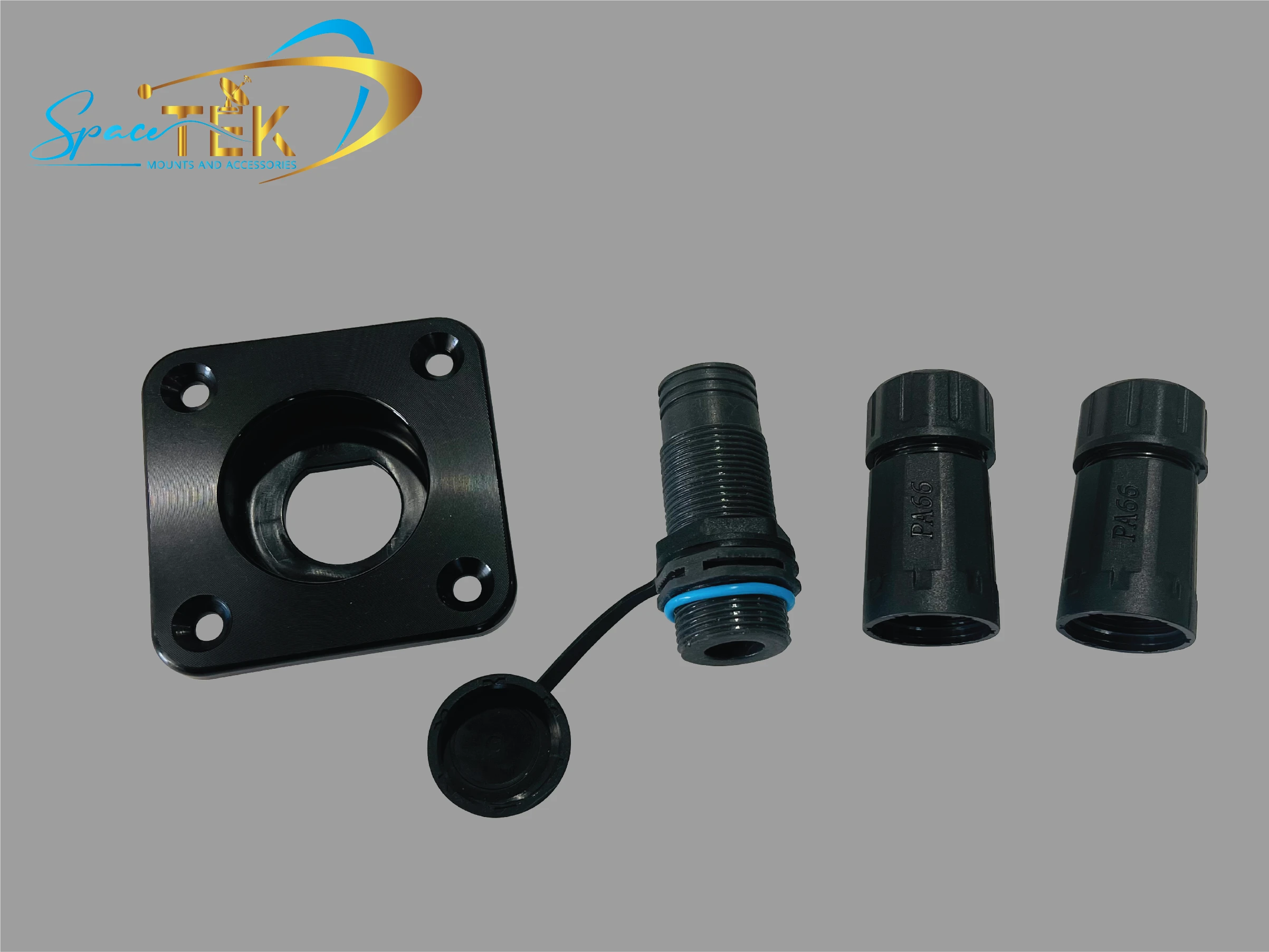 Recessed Starlink Mini DC Socket (NO Backing Plate) – Waterproof Near-Flush Power Solution for Caravans and RVs SpaceTek - Starlink Mounts & Accessories