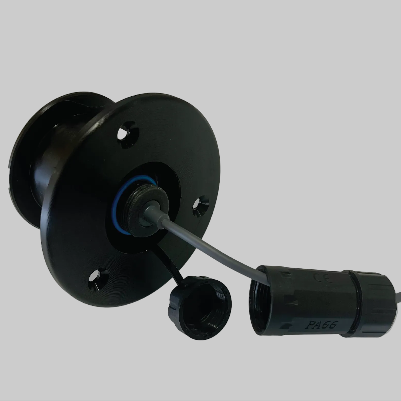 Recessed Starlink Mini DC Socket (WITH Backing Plate) – Neat and Waterproof Power Solution for Caravans and RVs SpaceTek - Starlink Mounts & Accessories