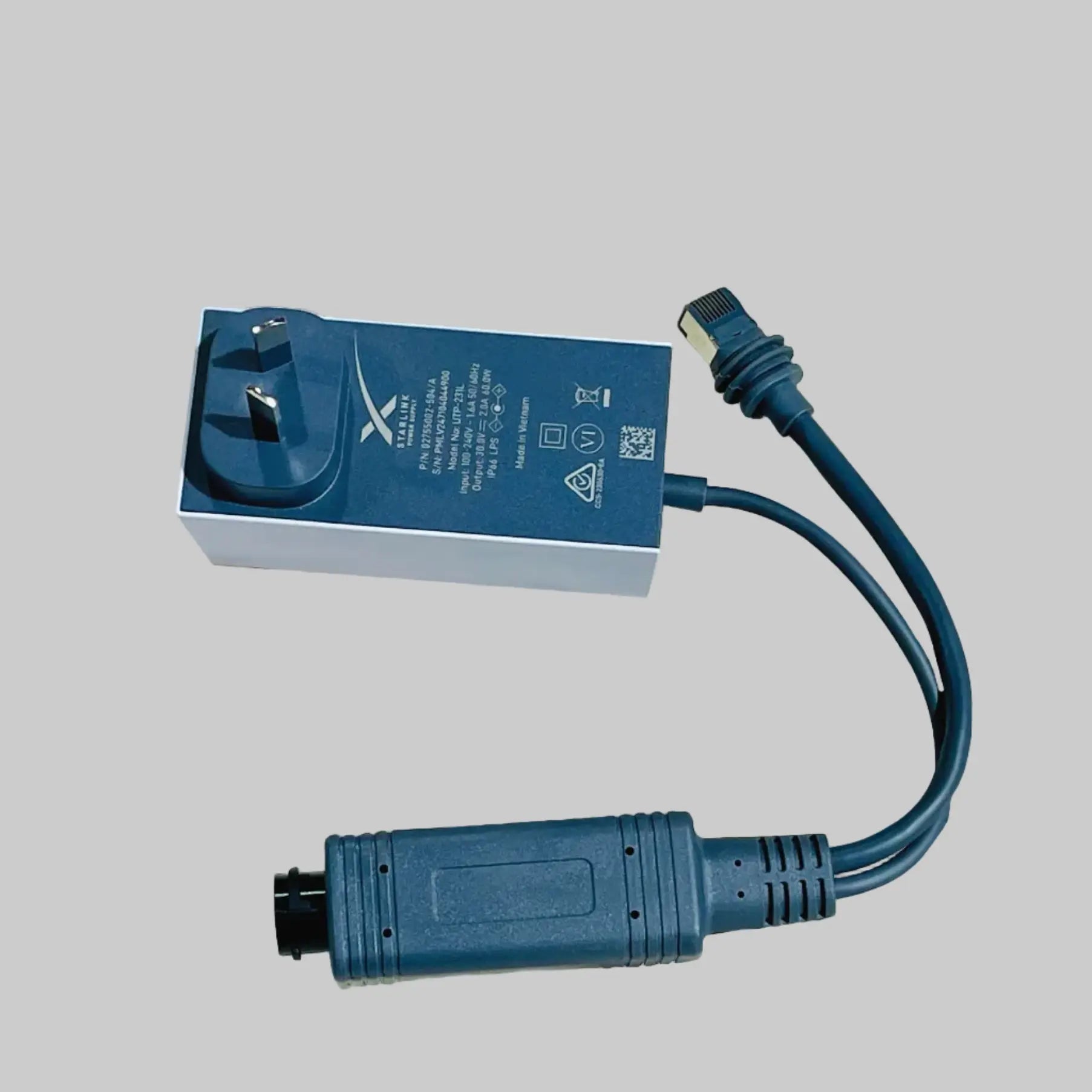 DC 2.1 Plug and RJ45 PoE Splitter & Combiner for Starlink Mini – Flexible Power and Ethernet Solution SpaceTek - Starlink Mounts & Accessories