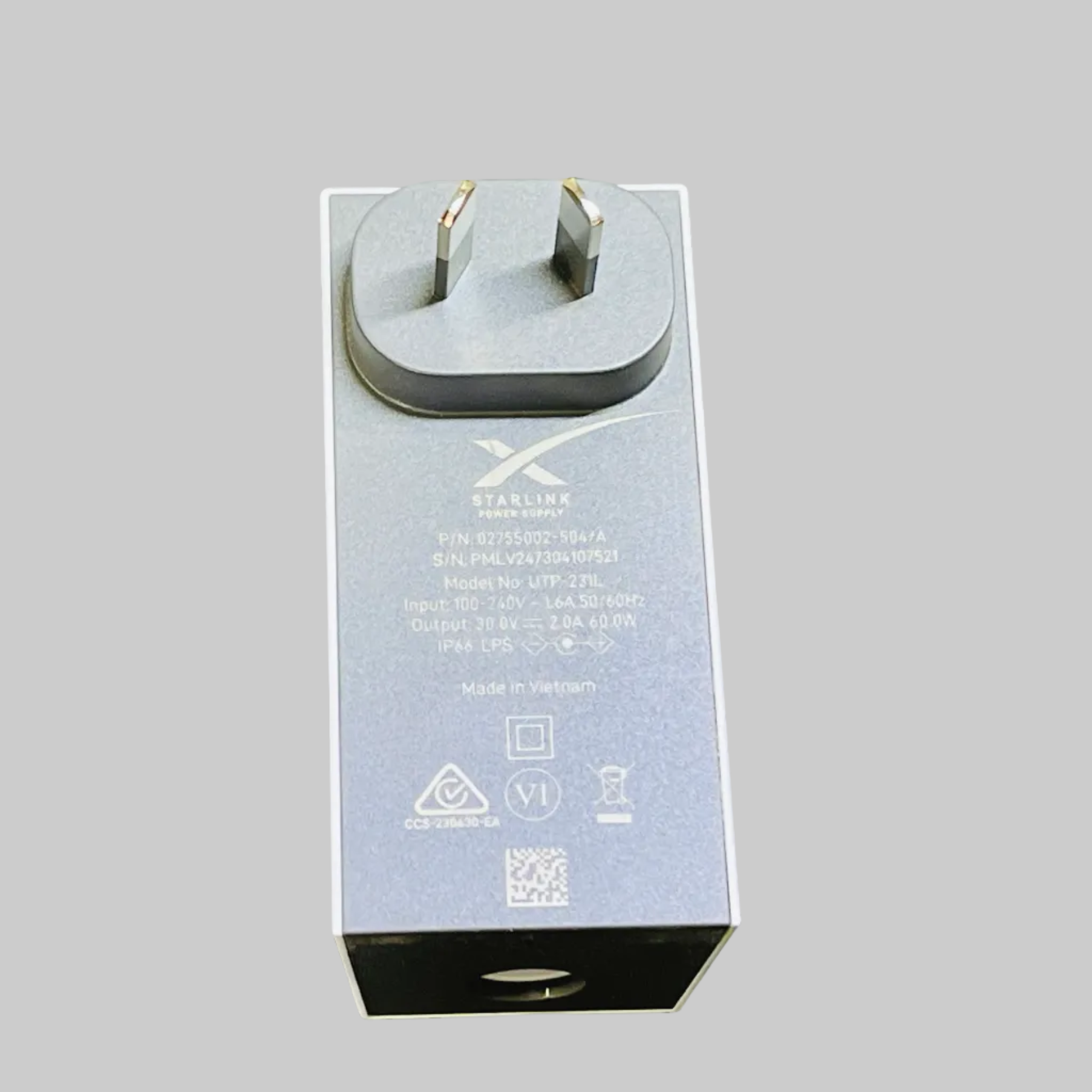 Genuine Replacement Starlink Mini Power Supply – AU/NZ Plug SpaceTek - Starlink Mounts & Accessories