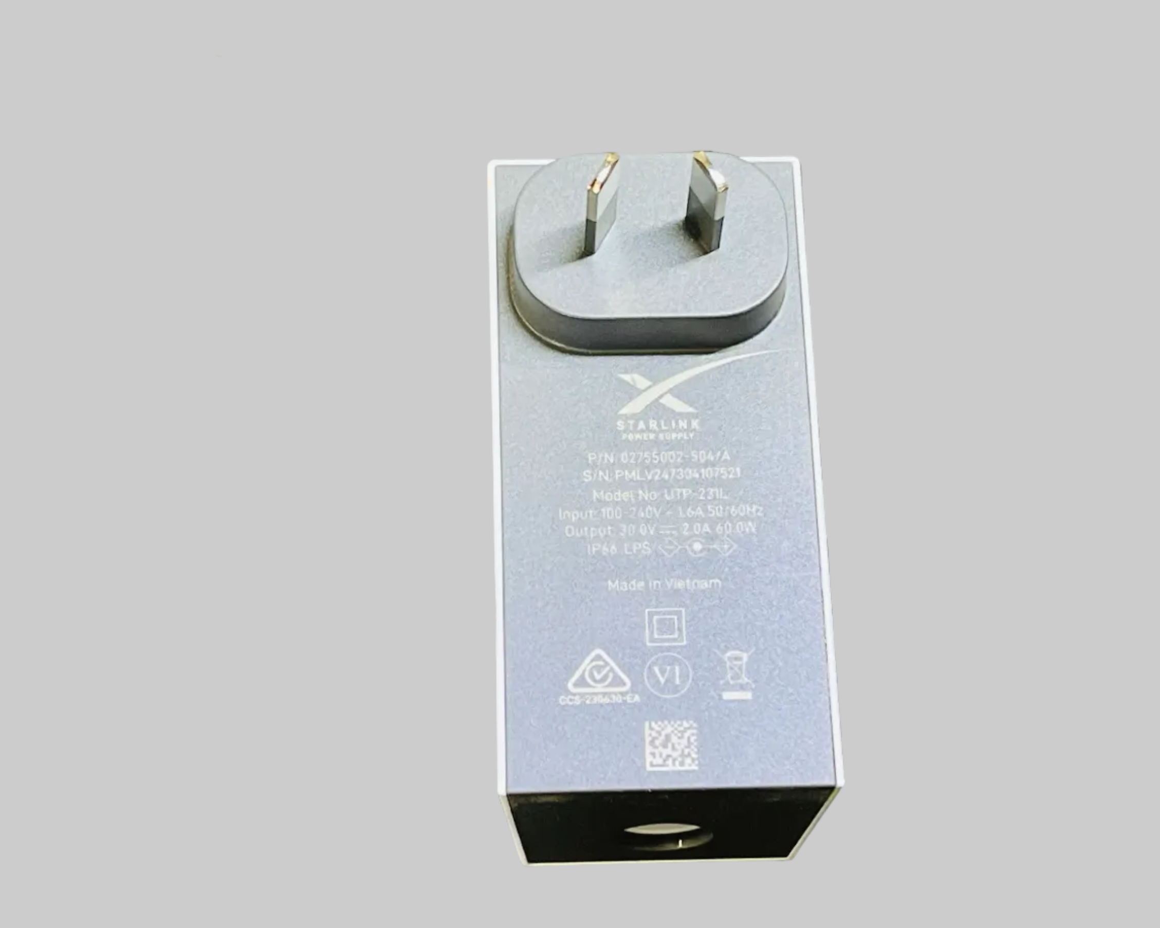 Genuine Replacement Starlink Mini Power Supply – AU/NZ Plug SpaceTek - Starlink Mounts & Accessories