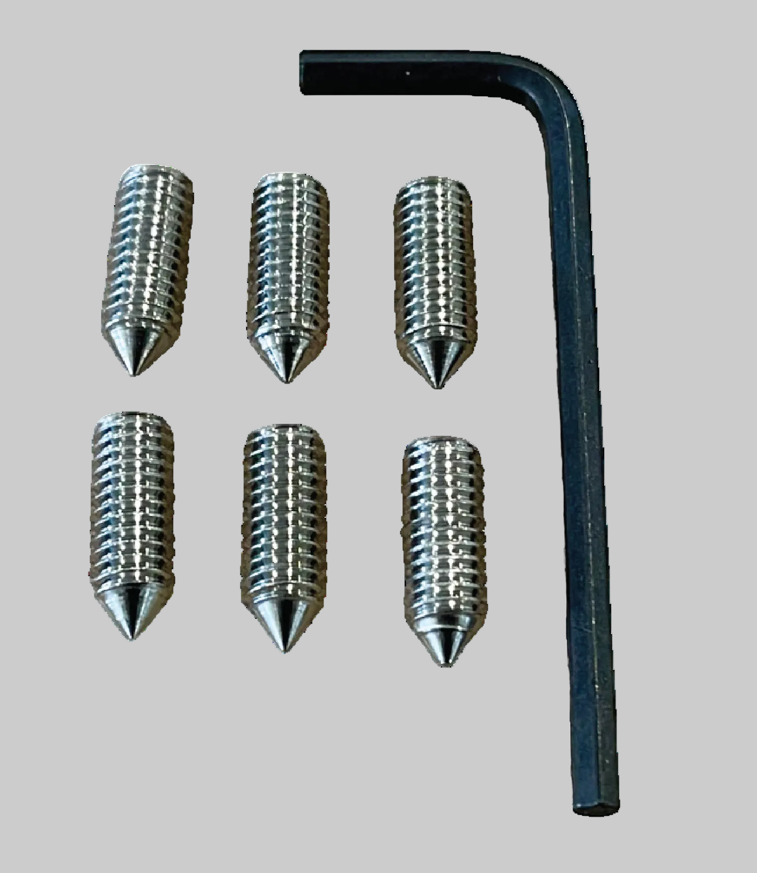 6 X Stainless Steel Grub Screws – M6 x 16mm (Includes Allen Key) SpaceTek - Starlink Mounts & Accessories