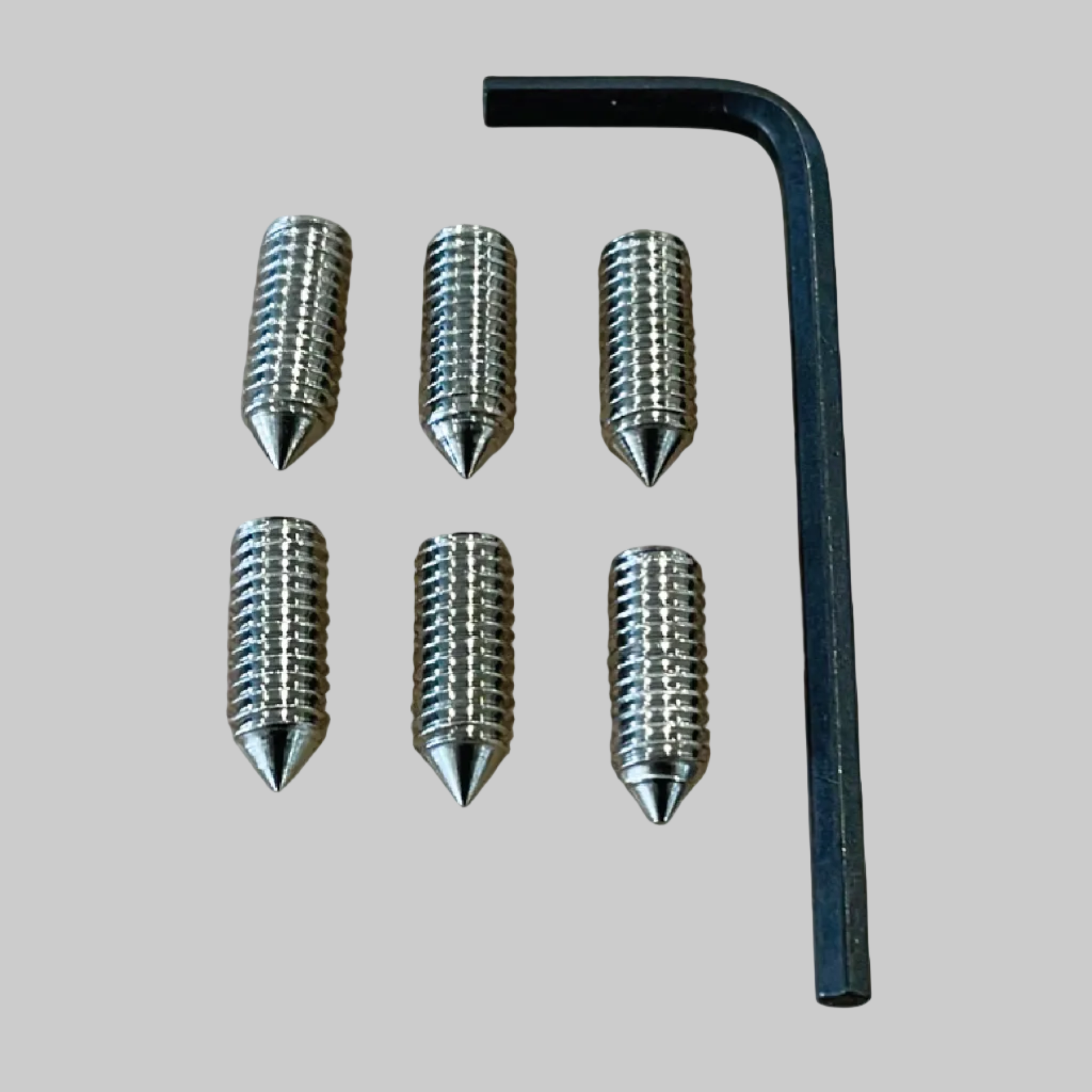 6 X Stainless Steel Grub Screws – M6 x 16mm (Includes Allen Key) SpaceTek - Starlink Mounts & Accessories