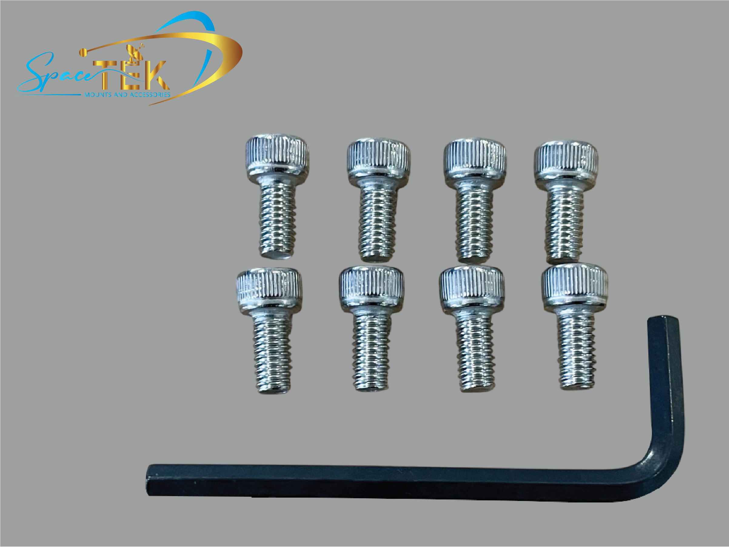 Stainless Steel Cap Head Bolt Set – M6 x 12mm (Available in 6, 8, or 10 Pieces, Includes Allen Key) SpaceTek - Starlink Mounts & Accessories