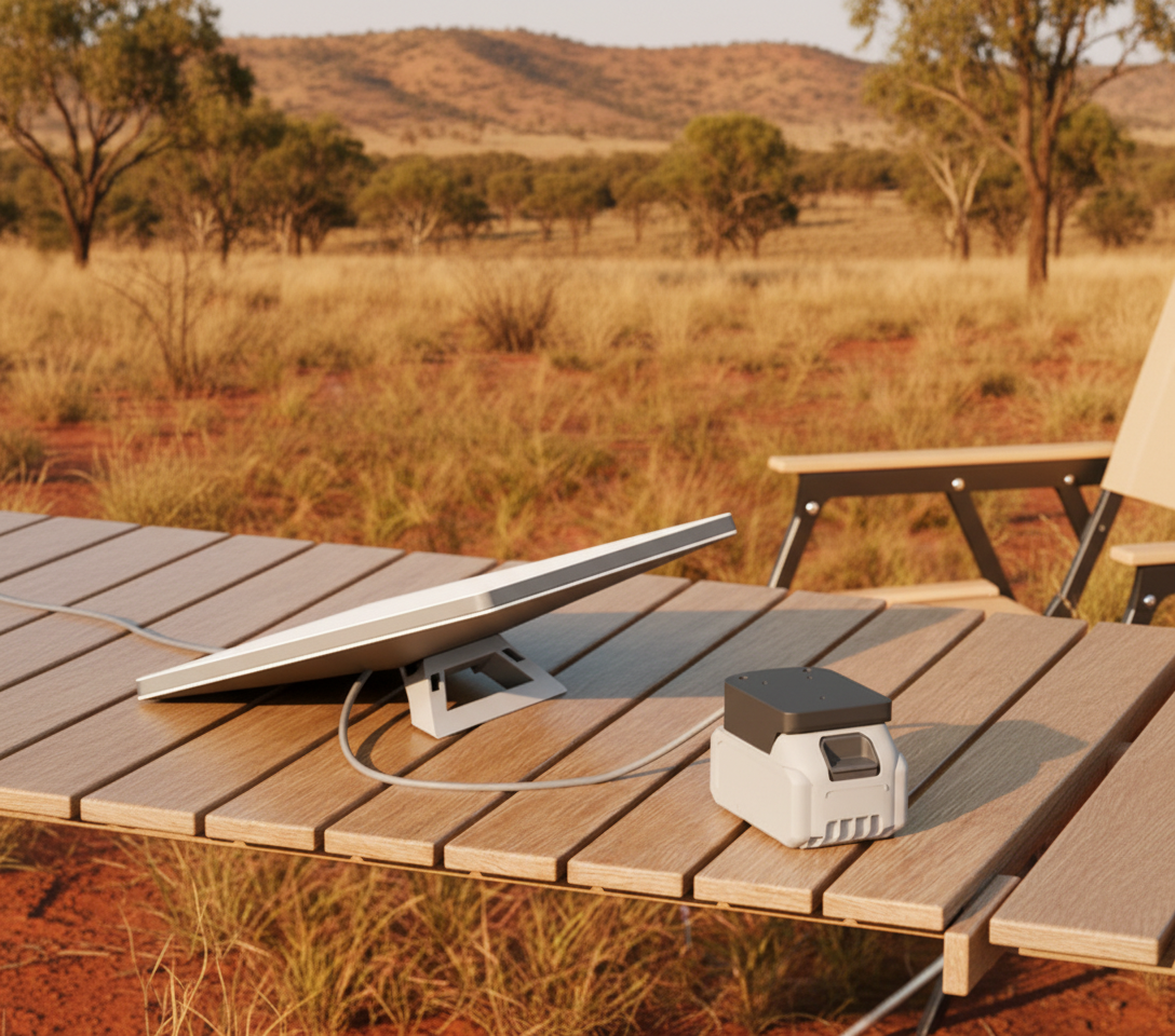 Starlink Mini Makita 18V Battery Adapter – Heavy Duty 14AWG Cable SpaceTek - Starlink Mounts & Accessories