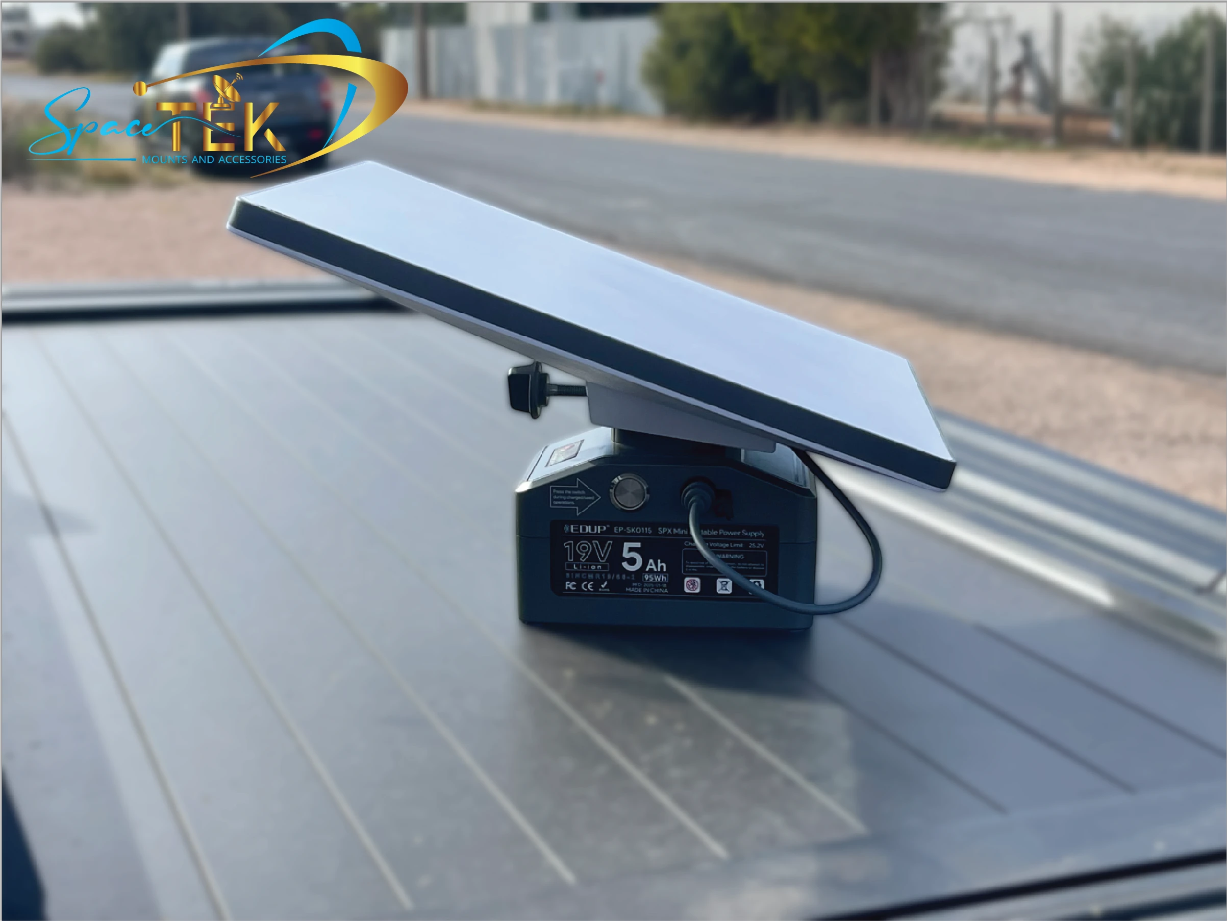 Portable Power Pack for Starlink Mini – 19V 5Ah Li-Ion | Up to 3.5 Hours Runtime | Includes AC Charger EDUP