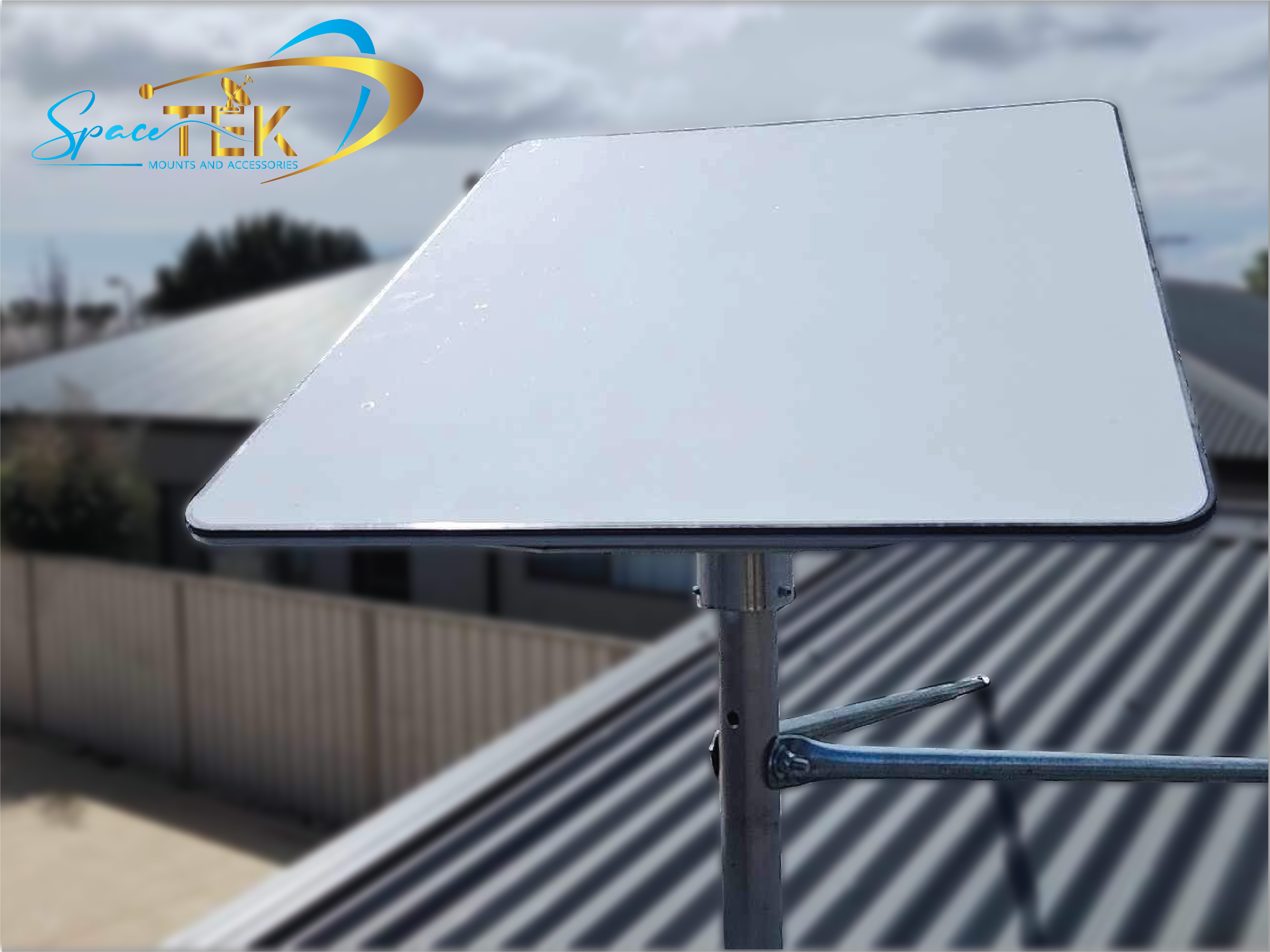 Starlink Flat High Performance Pole Adapter - Advanced SpaceTek