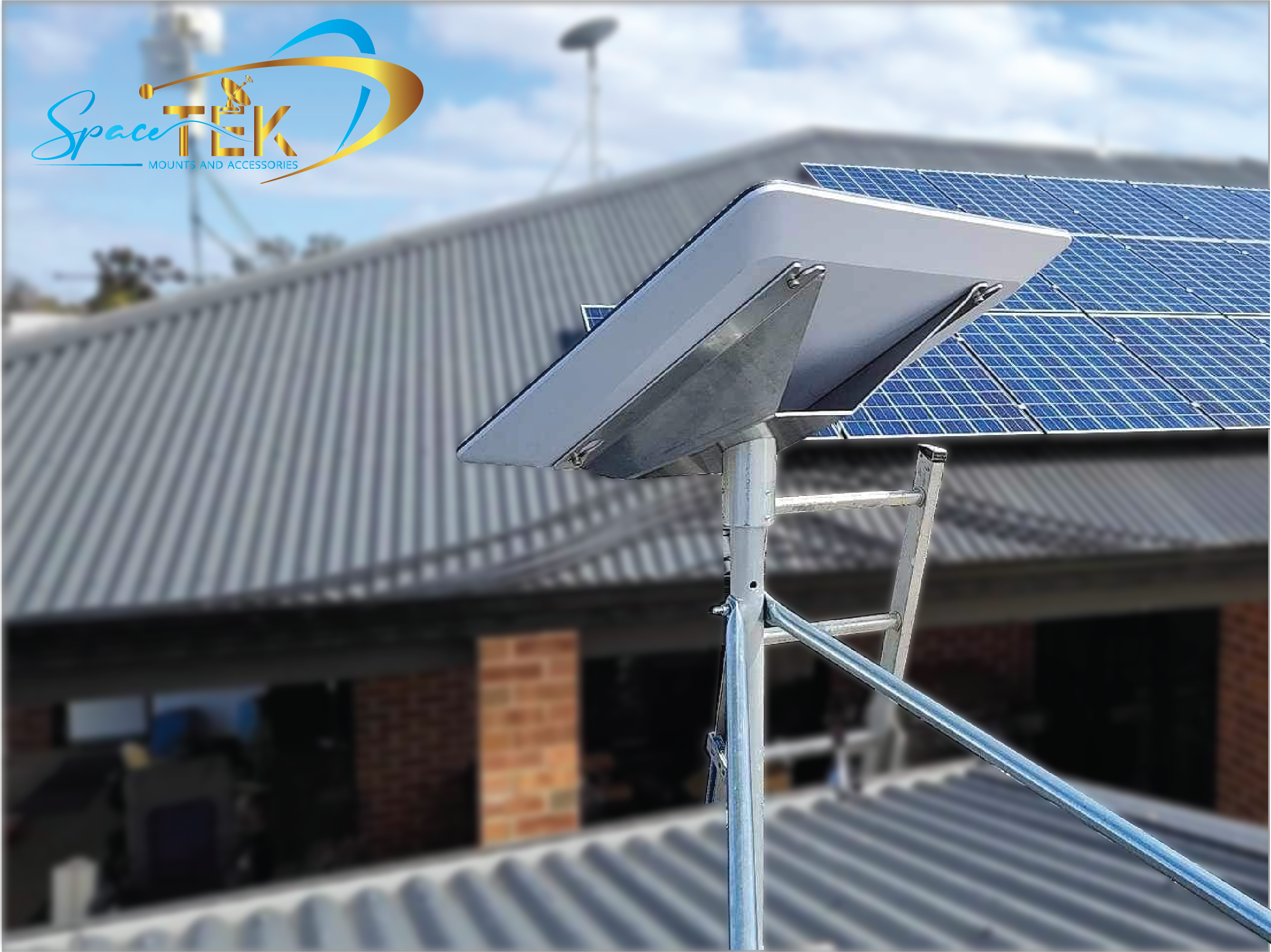 Starlink Flat High Performance Pole Adapter - Advanced SpaceTek