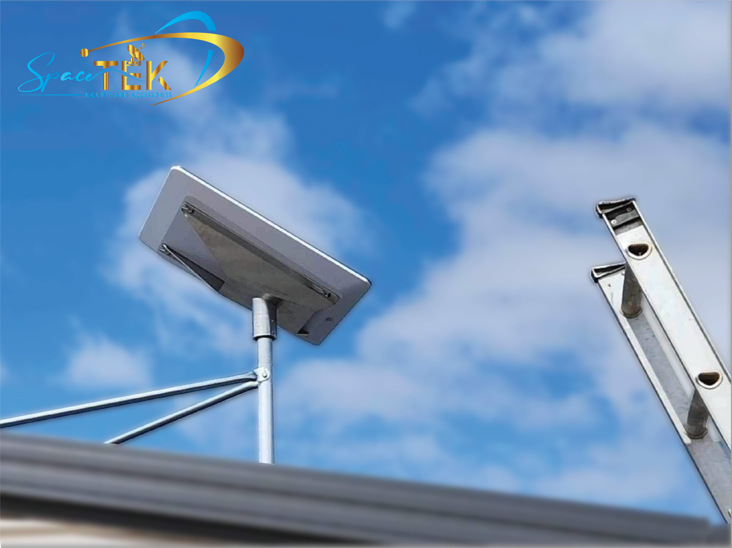 Starlink Flat High Performance Pole Adapter - Advanced SpaceTek