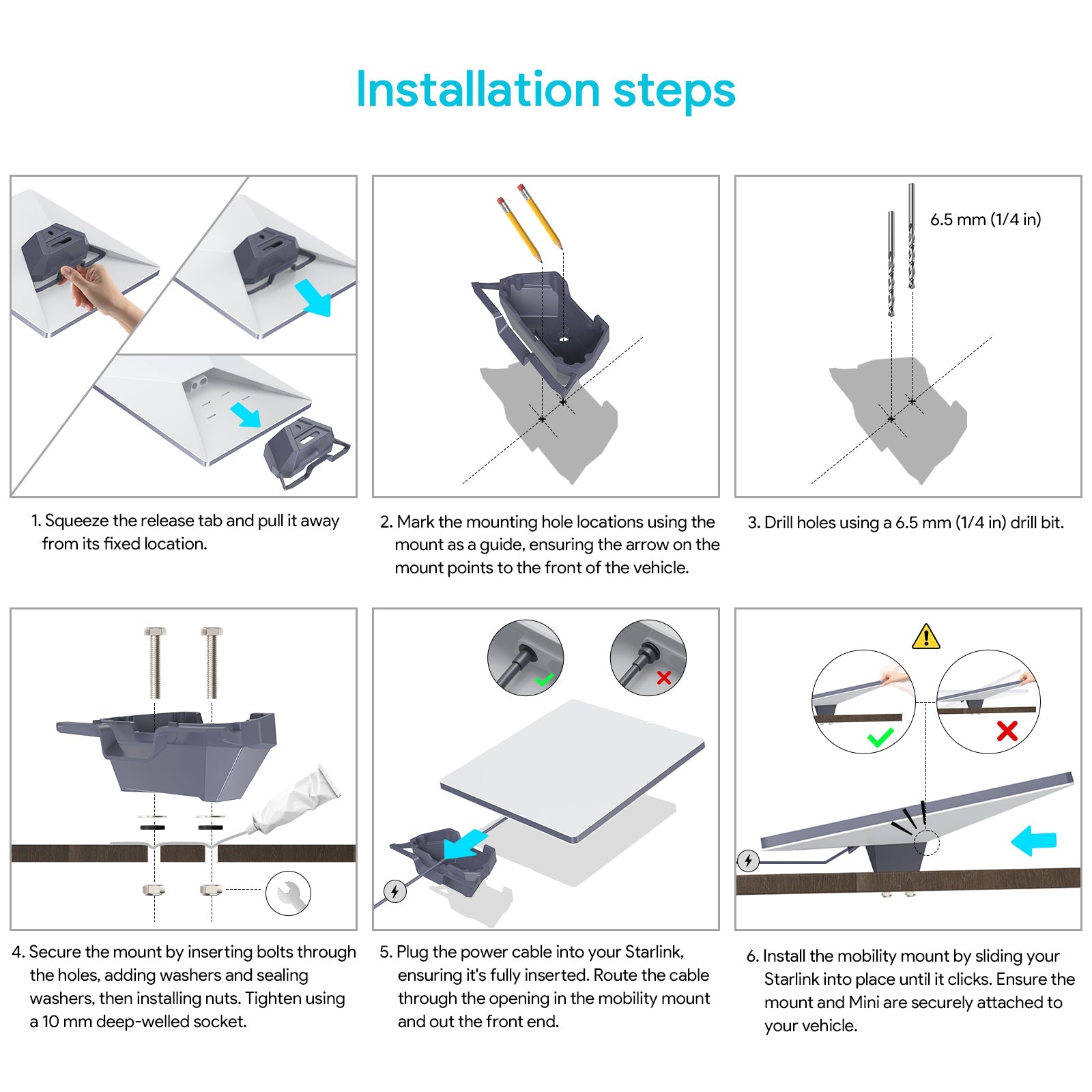 Starlink Mini Mobility Mount EDUP