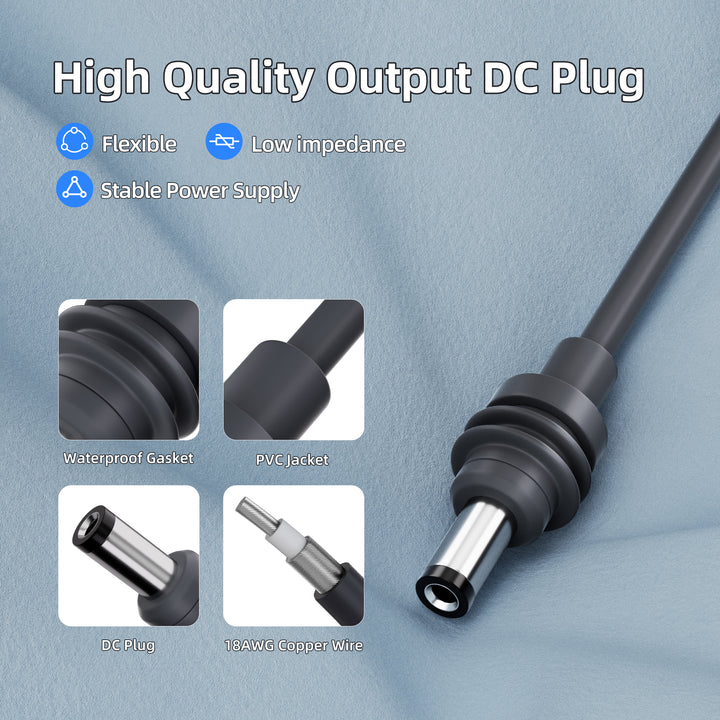 Generic Starlink Mini 3-in-1 DC Power Cable – 3m/9.8FT