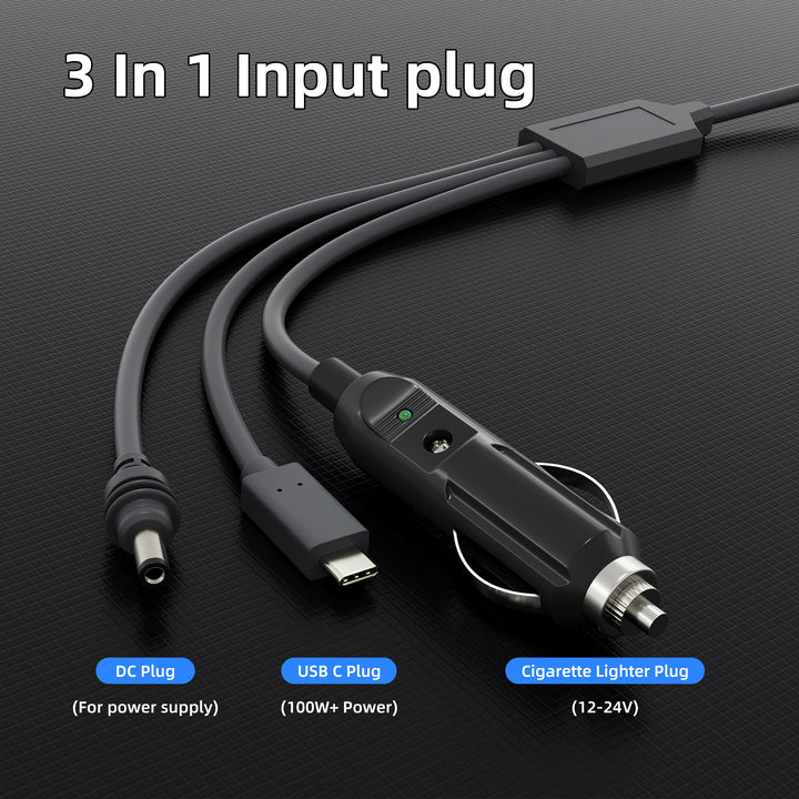 Generic Starlink Mini 3-in-1 DC Power Cable – 3m/9.8FT