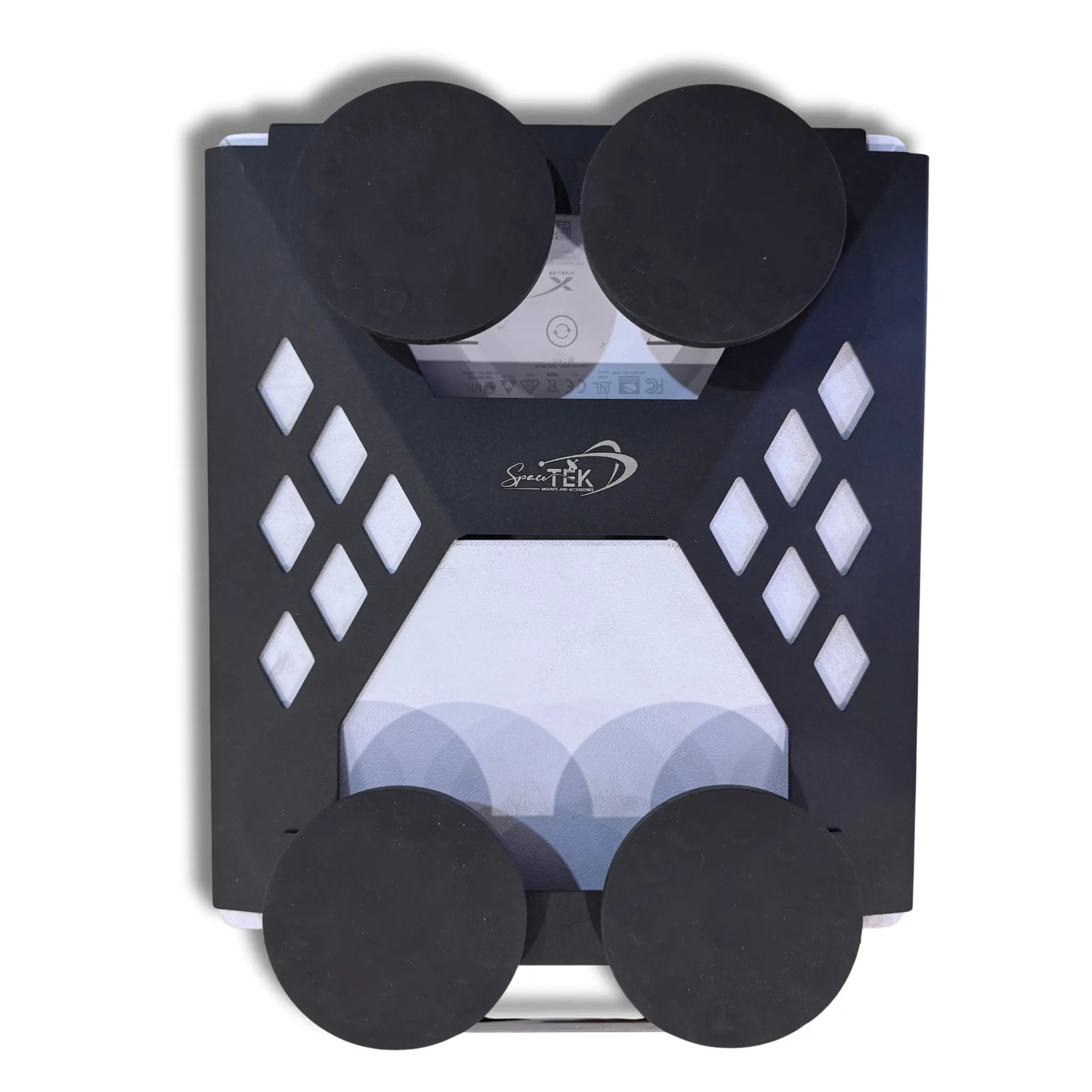 ROBUST POWDER-COATED IN-MOTION MAGNETIC ROOF MOUNT FOR STARLINK MINI – 87MM EARTH MAGNETS WITH HANDLE Candy