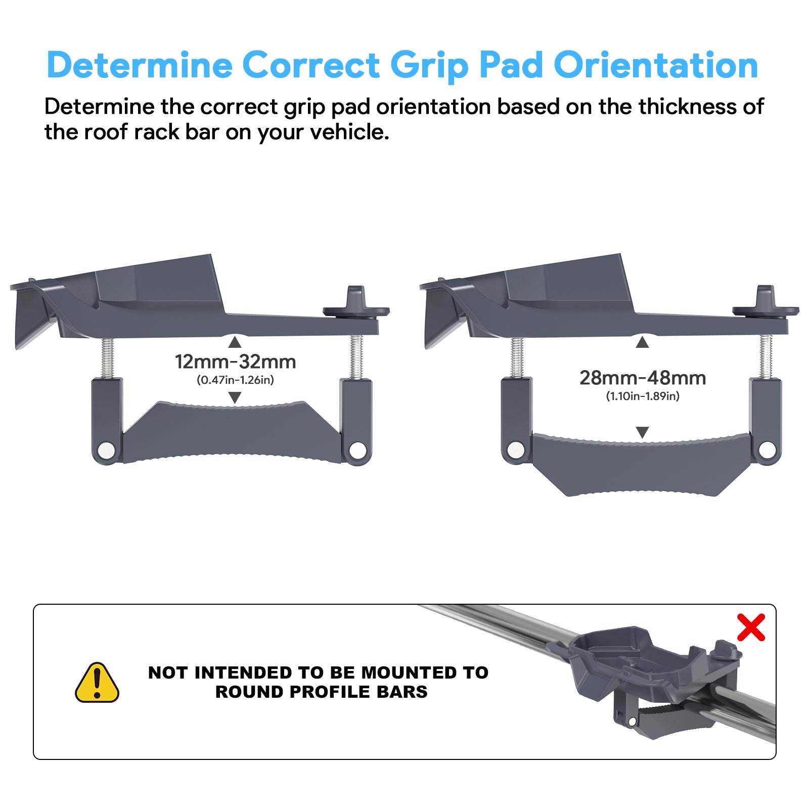 Starlink Mini Roof Rack Mobility Mount – Universal Clamp for Single Bar Racks EDUP