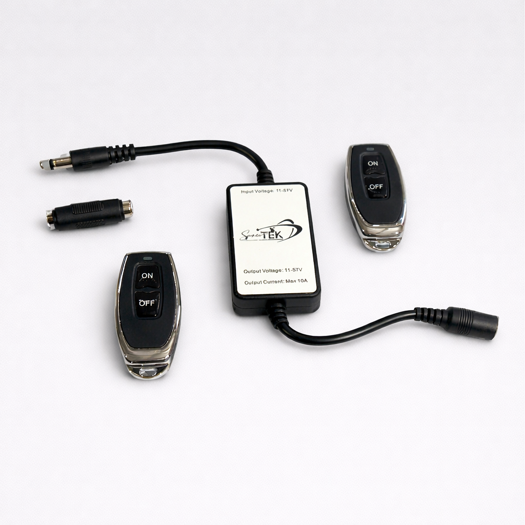 12v wireless relay for Starlink connections to Caravan, RV, mobile installations, Spacetek.