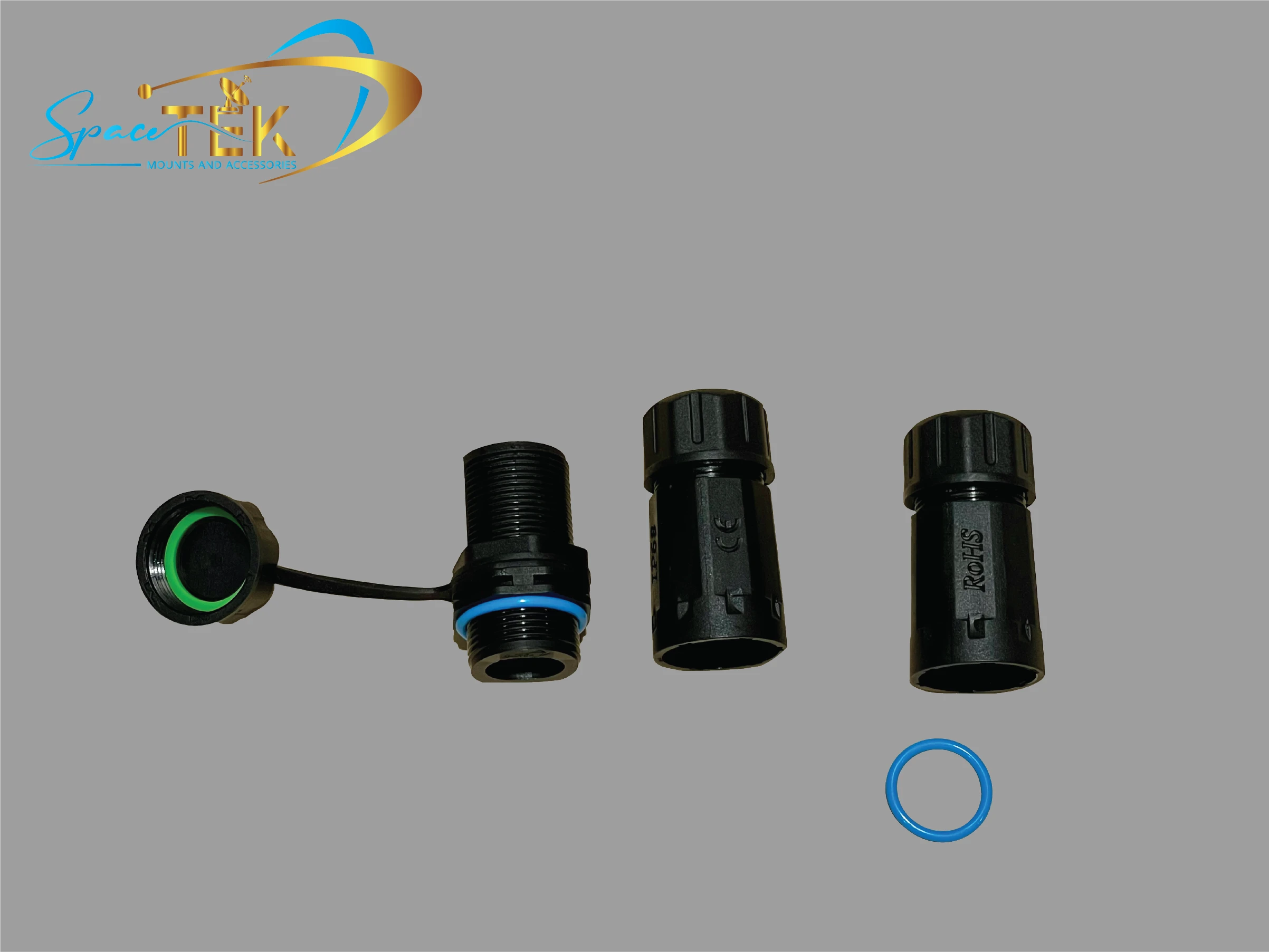 Starlink Gen 3 - Waterproof IP68 Bulkhead RJ45 Socket Connector SpaceTek