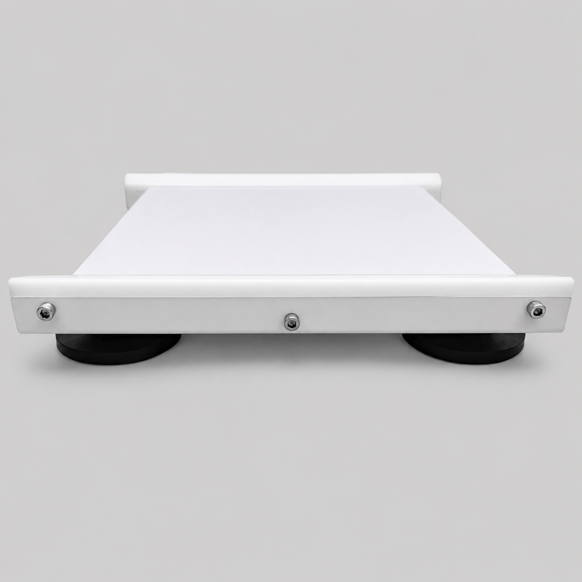 Starlink Mini in-motion mount shown with four 87mm rubber-coated magnets