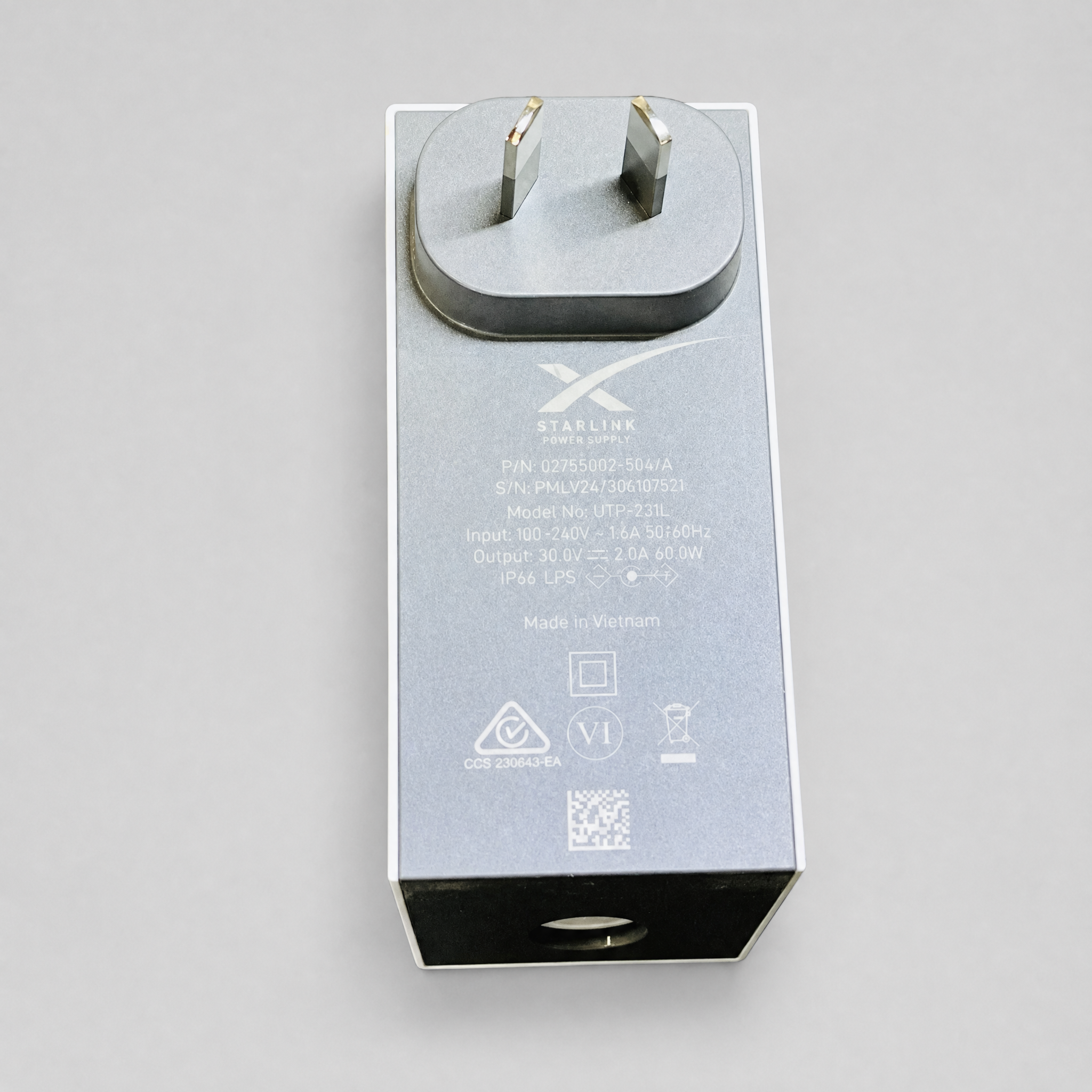 Genuine Replacement Starlink Mini Power Supply – AU/NZ Plug SpaceTek - Starlink Mounts & Accessories