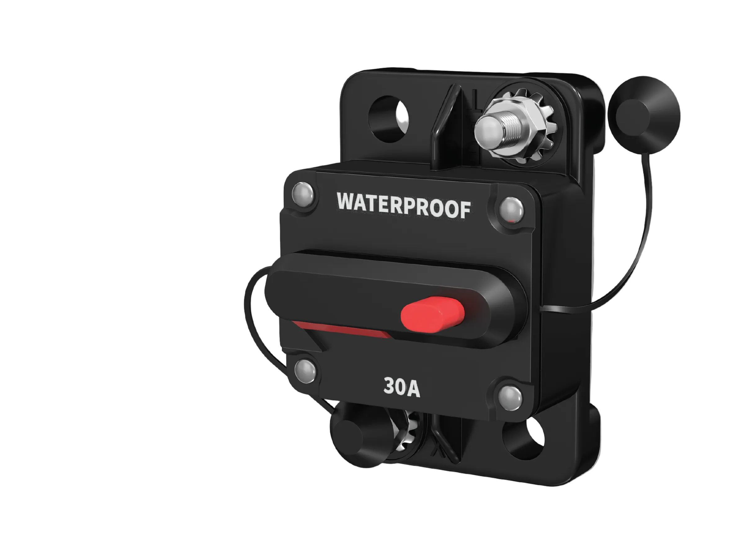 30–60A Resettable Circuit Breaker – IP67 Manual Reset (12–24V) SpaceTek