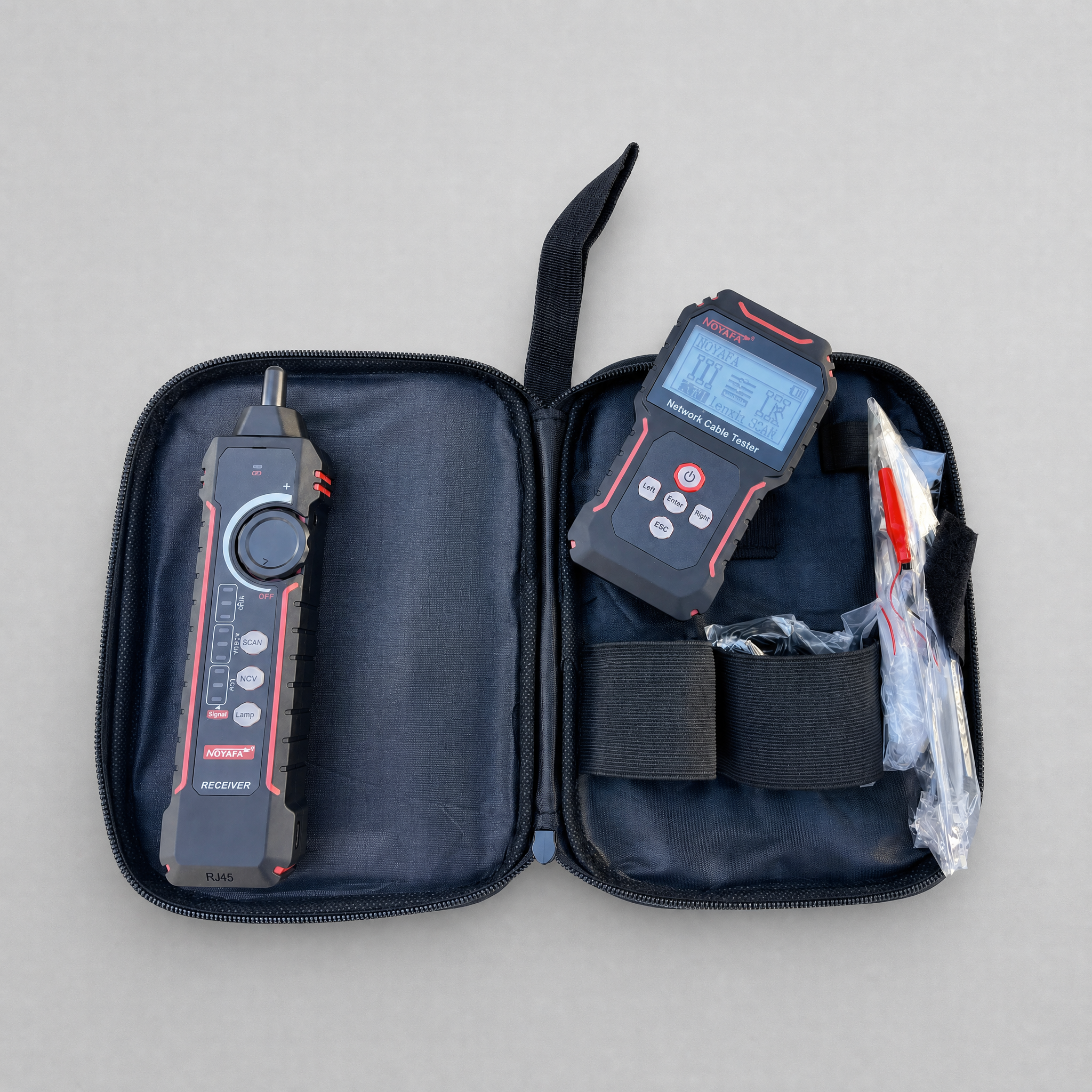 Network cable, PoE Tester and F-Set SpaceTek