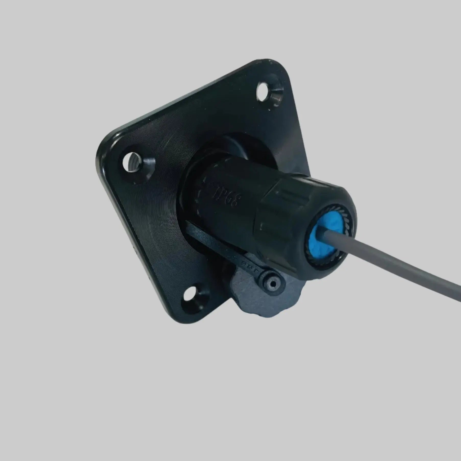 Recessed Starlink Mini DC Socket (NO Backing Plate) – Waterproof Near-Flush Power Solution for Caravans and RVs SpaceTek - Starlink Mounts & Accessories