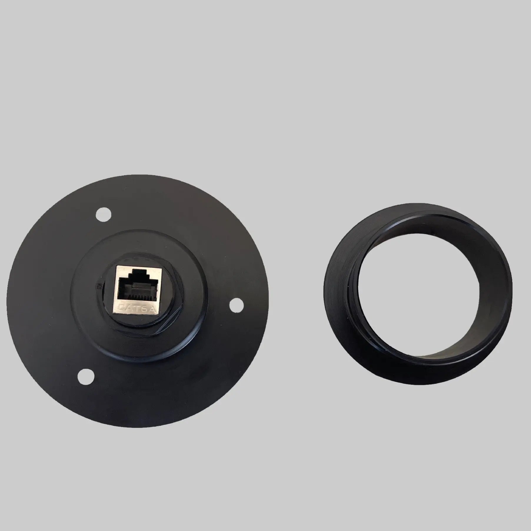 Caravan RV - Gen 3 RJ45 Recessed Data Socket for Starlink (WITH Backing Plate) SpaceTek