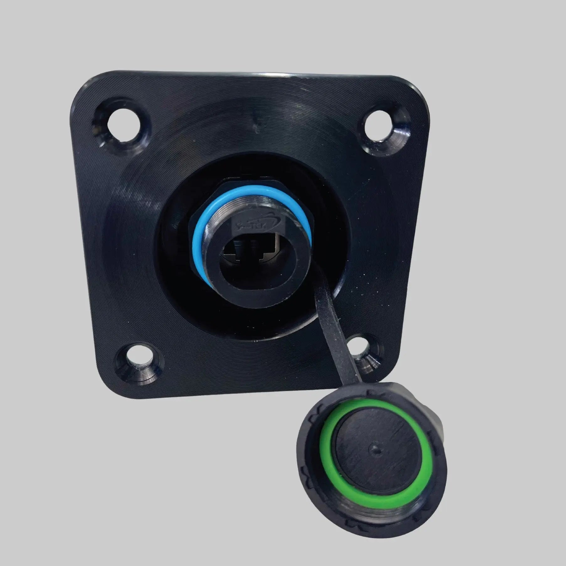 Caravan RV - Gen 3 RJ45 Recessed Data Socket for Starlink (WITH Backing Plate) SpaceTek