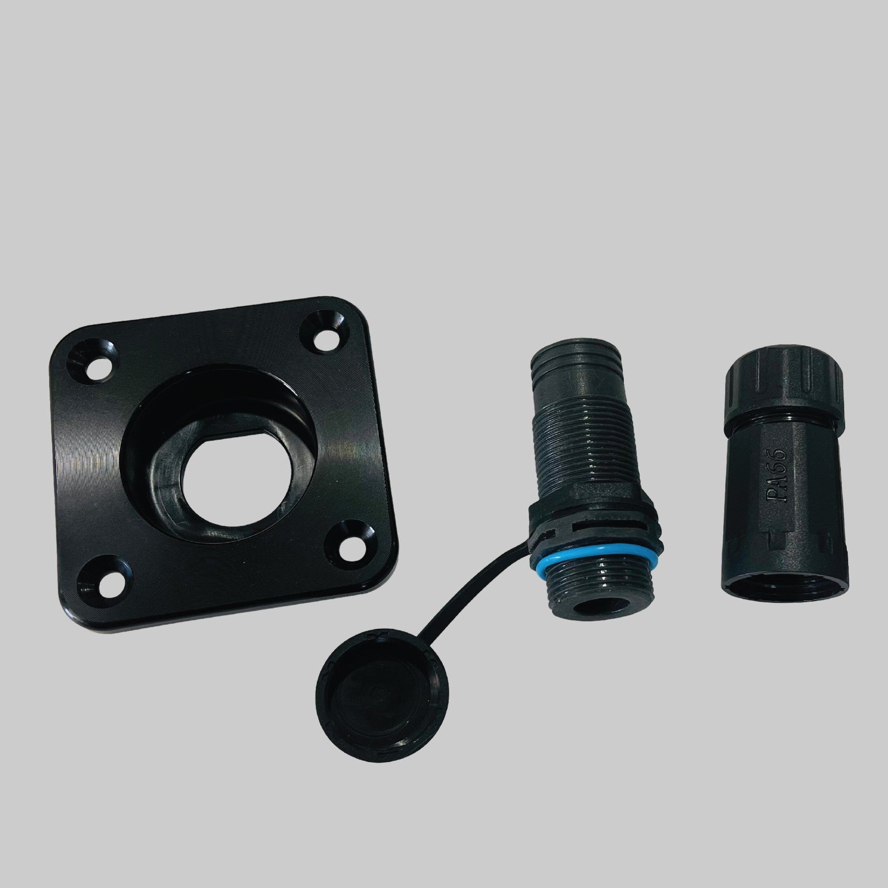 Recessed Starlink Mini DC Socket (NO Backing Plate) – Waterproof Near-Flush Power Solution for Caravans and RVs SpaceTek - Starlink Mounts & Accessories