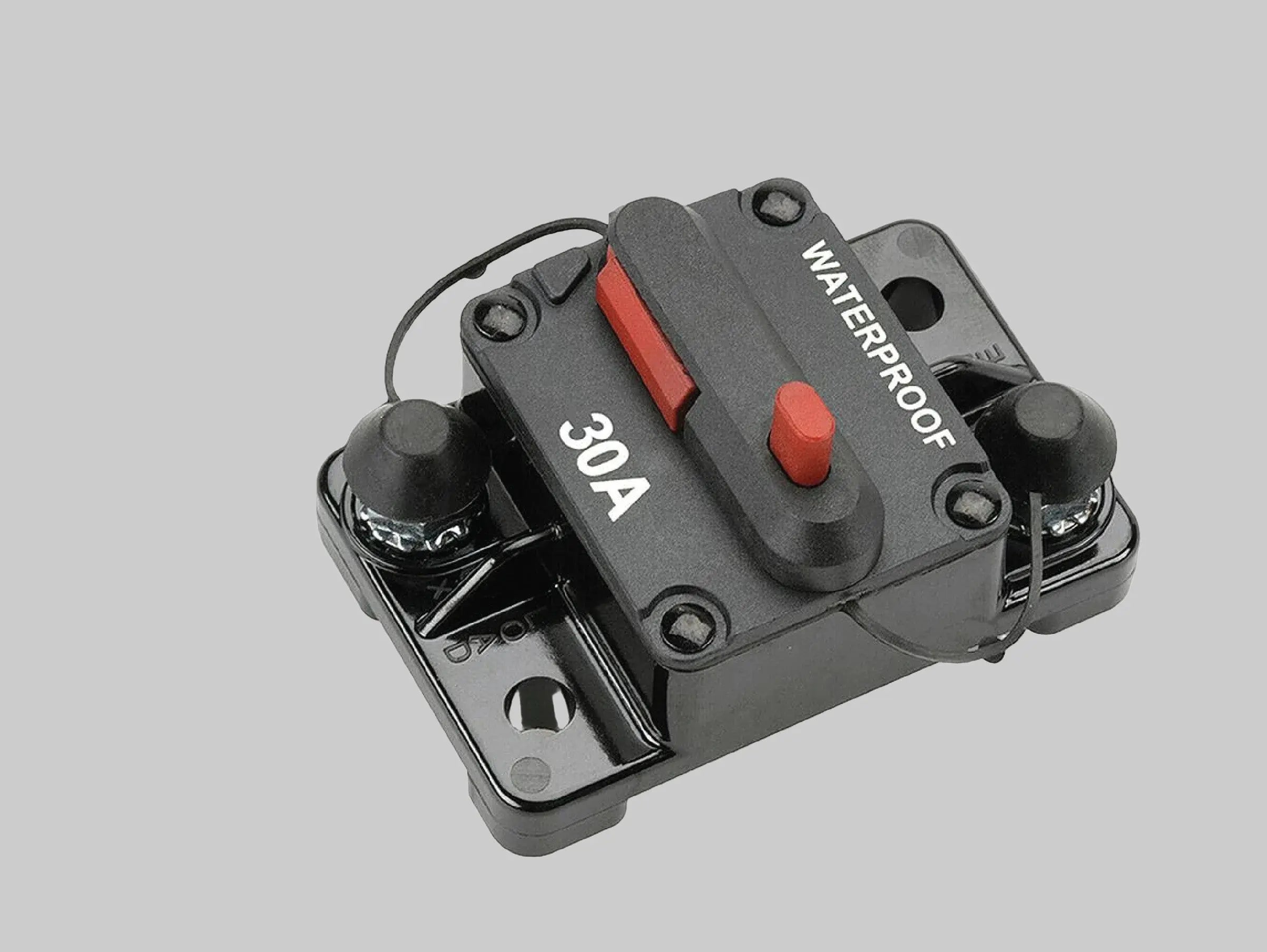 30–60A Resettable Circuit Breaker – IP67 Manual Reset (12–24V) SpaceTek