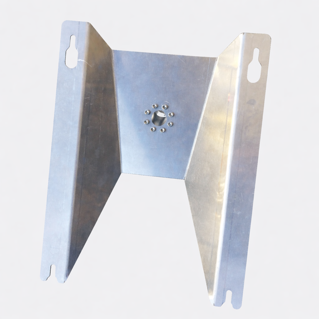 Spacetek V-shaped aluminium mounting bracket engineered for Starlink Performance receiver installations