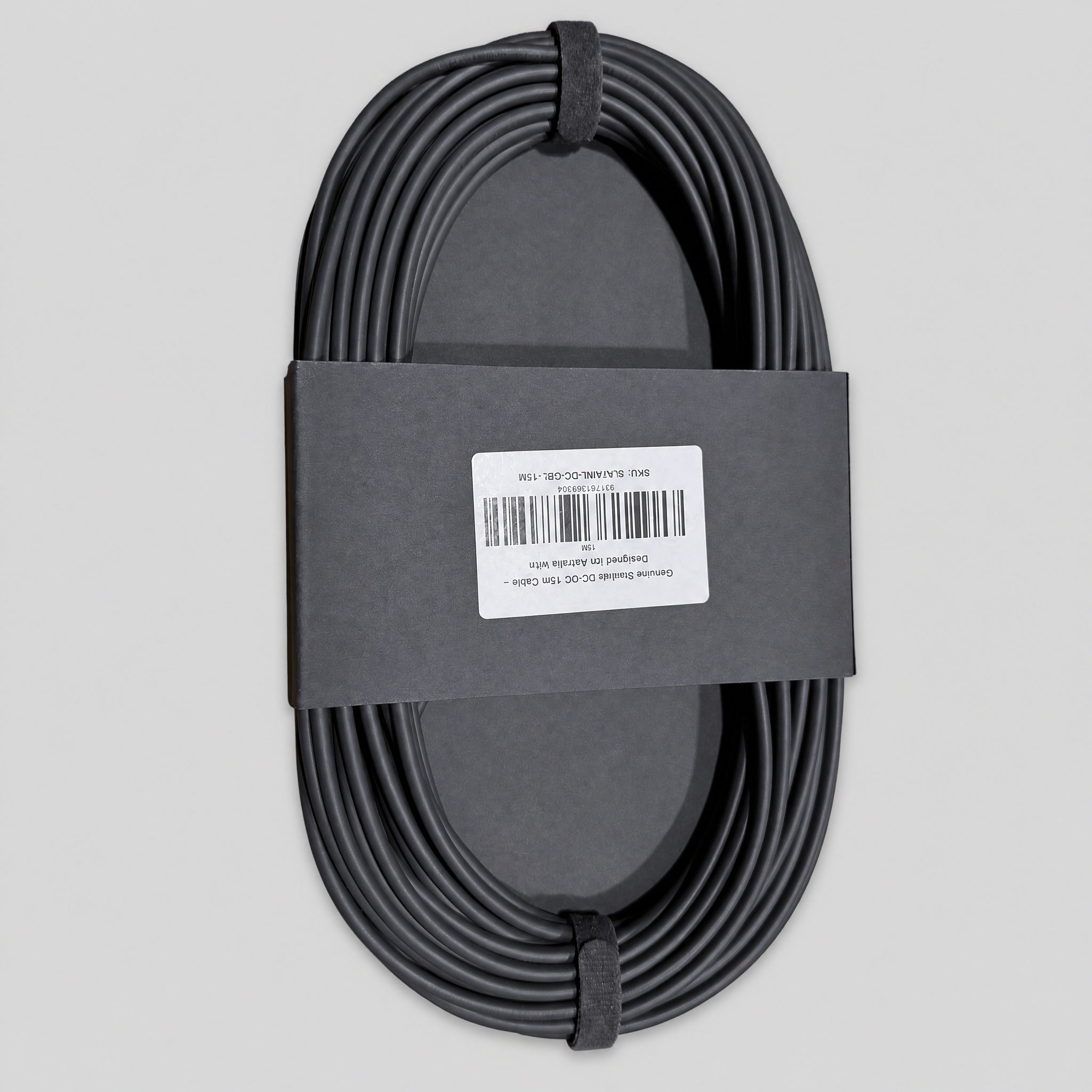 Top view of genuine Starlink Mini 15m DC-DC cable for reliable power connection and extended reach.