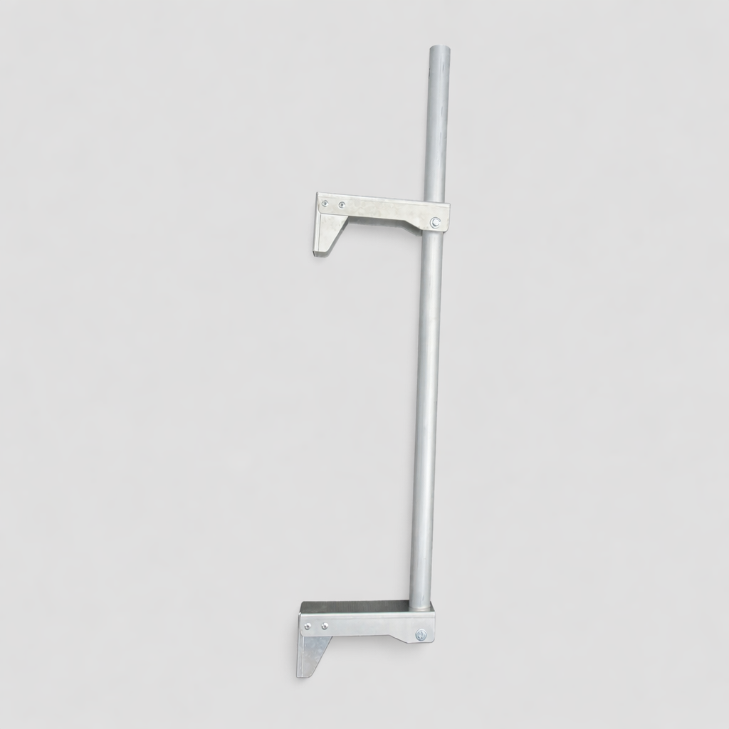 Aluminium Starlink wall mount pole bracket assembly for exterior satellite dish installation