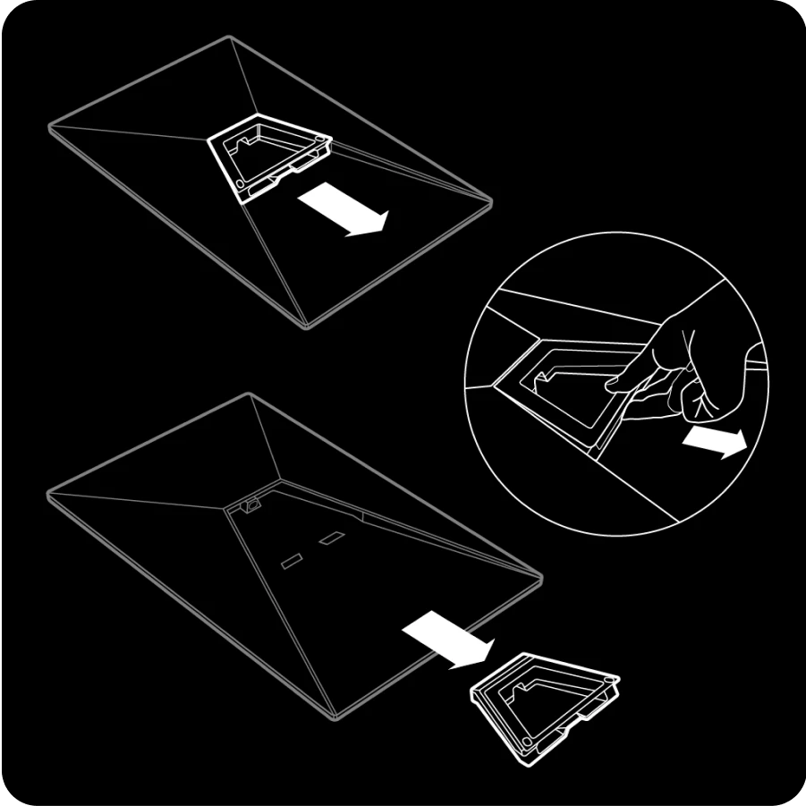 Genuine Replacement Ground Kickstand for Starlink Gen 3 (V4) Terminal – Stable Outdoor Support for Ground Setup SpaceTek - Starlink Mounts & Accessories