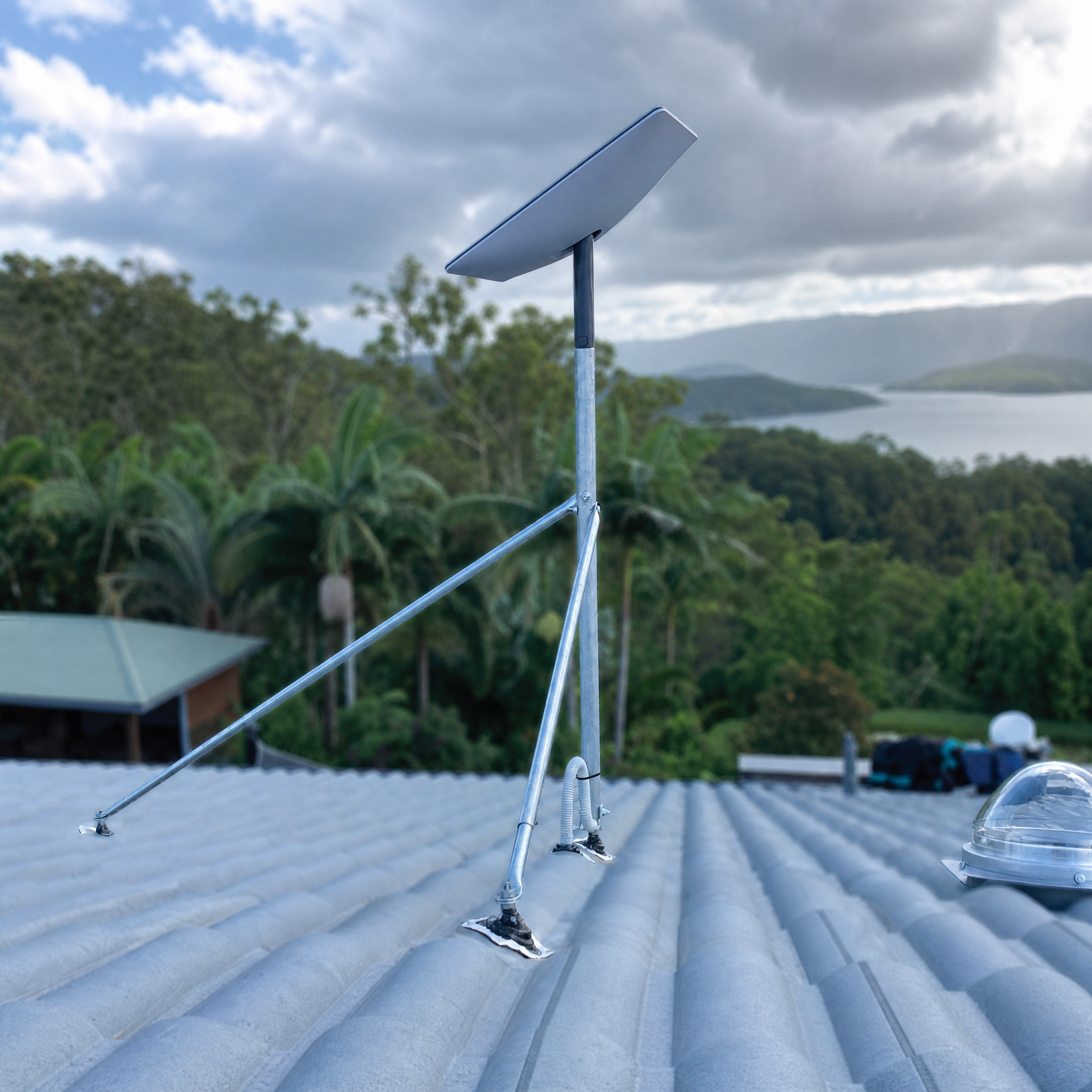 Tile Roof - Starlink Mount Roof Kit for Dishy - Rectangle Gen 2 SpaceTek