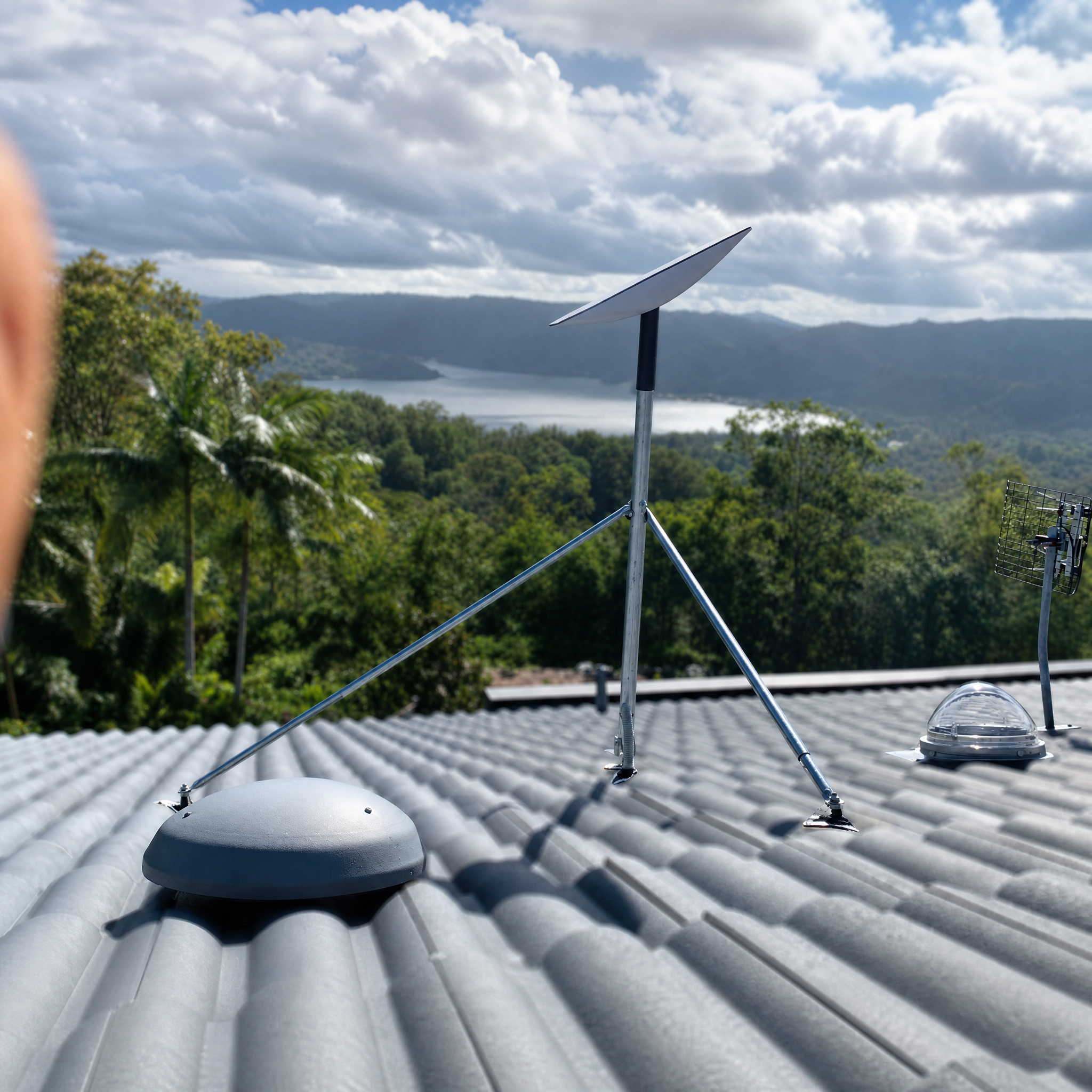 Tile Roof - Starlink Mount Roof Kit for Dishy - Rectangle Gen 2 SpaceTek