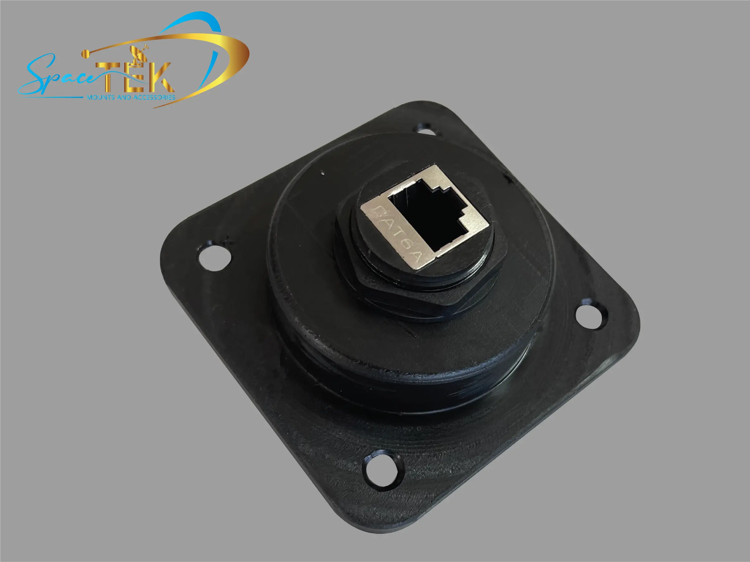 Caravan RV - RJ45 Recessed Data Socket for Starlink With Backing Plate SpaceTek