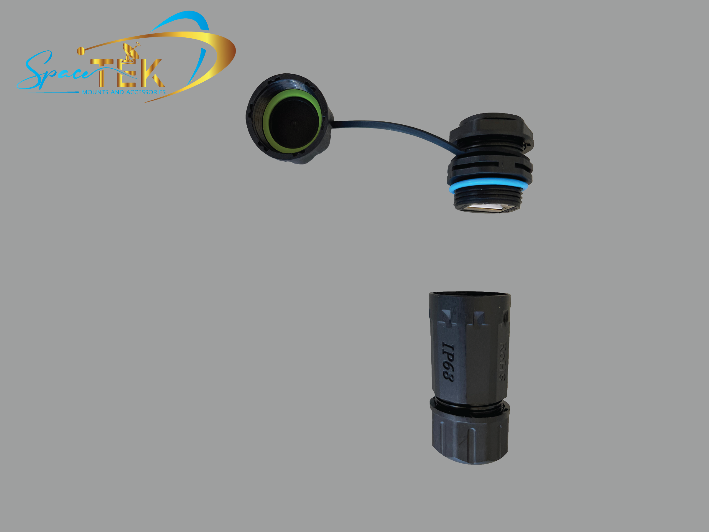 Starlink - IP68 Waterproof Bulkhead RJ45 Socket Connector SpaceTek