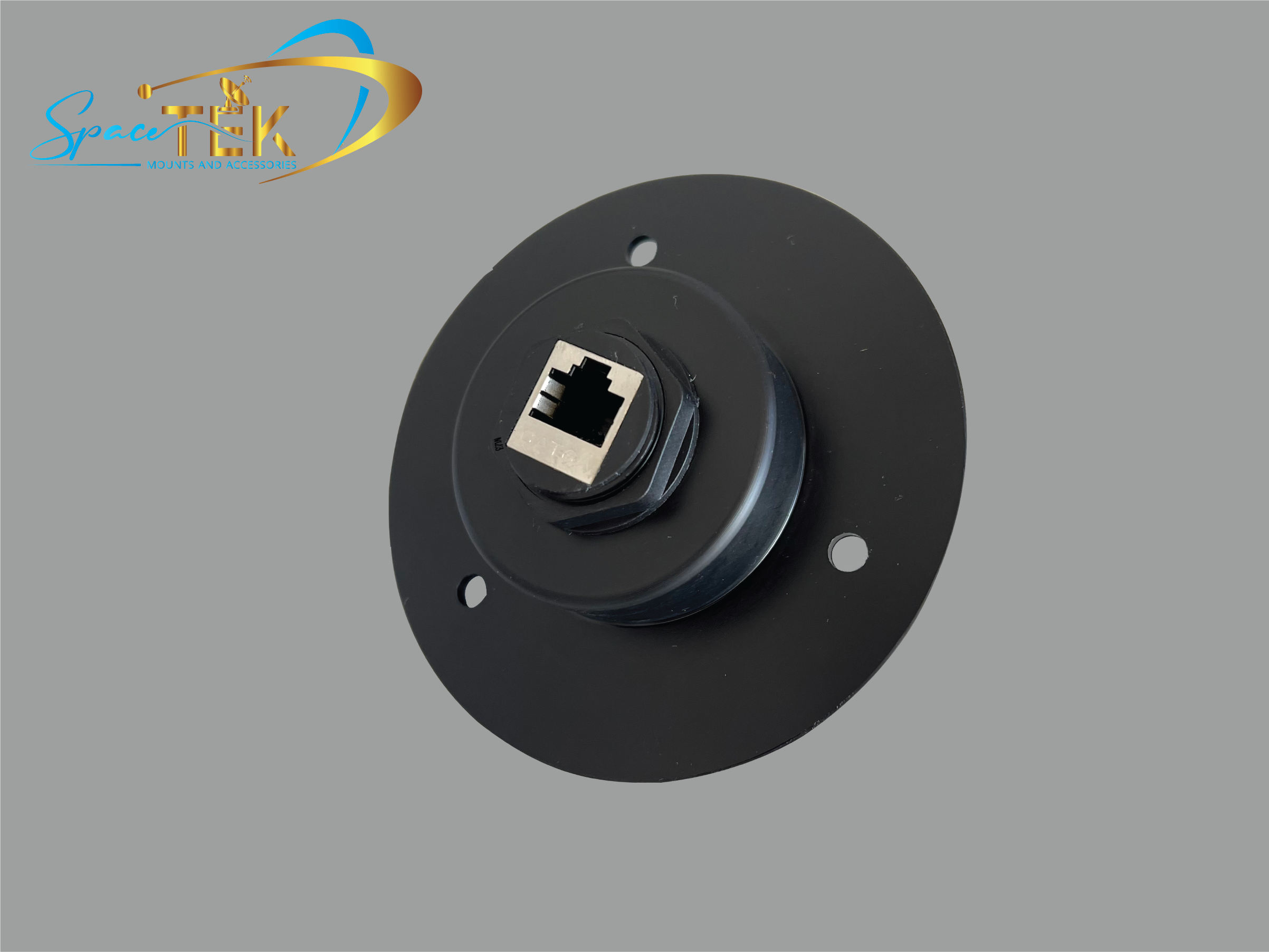 Caravan RV - RJ45 Recessed Data Socket for Starlink With Backing Plate