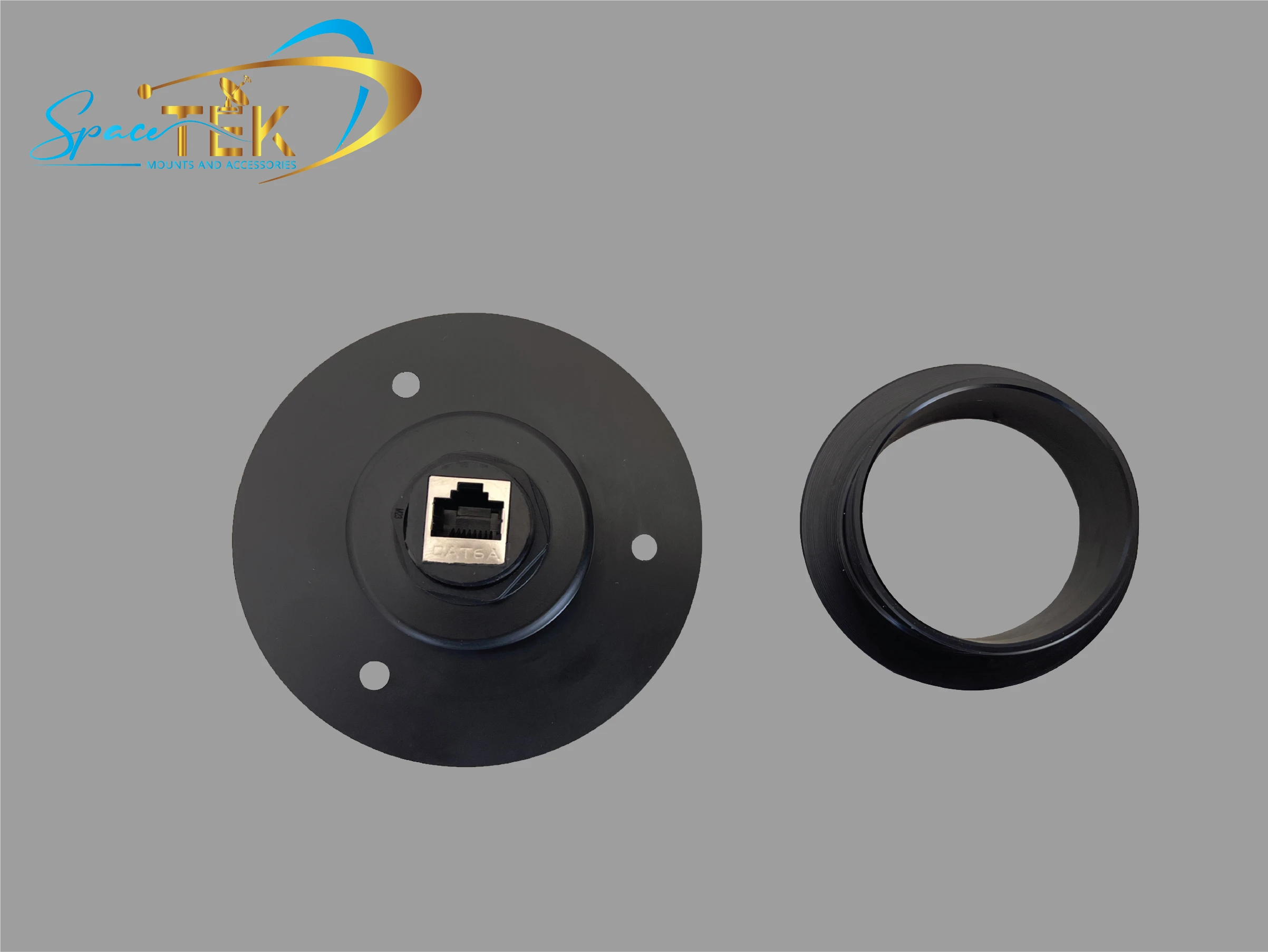 Caravan RV - RJ45 Recessed Data Socket for Starlink With Backing Plate SpaceTek