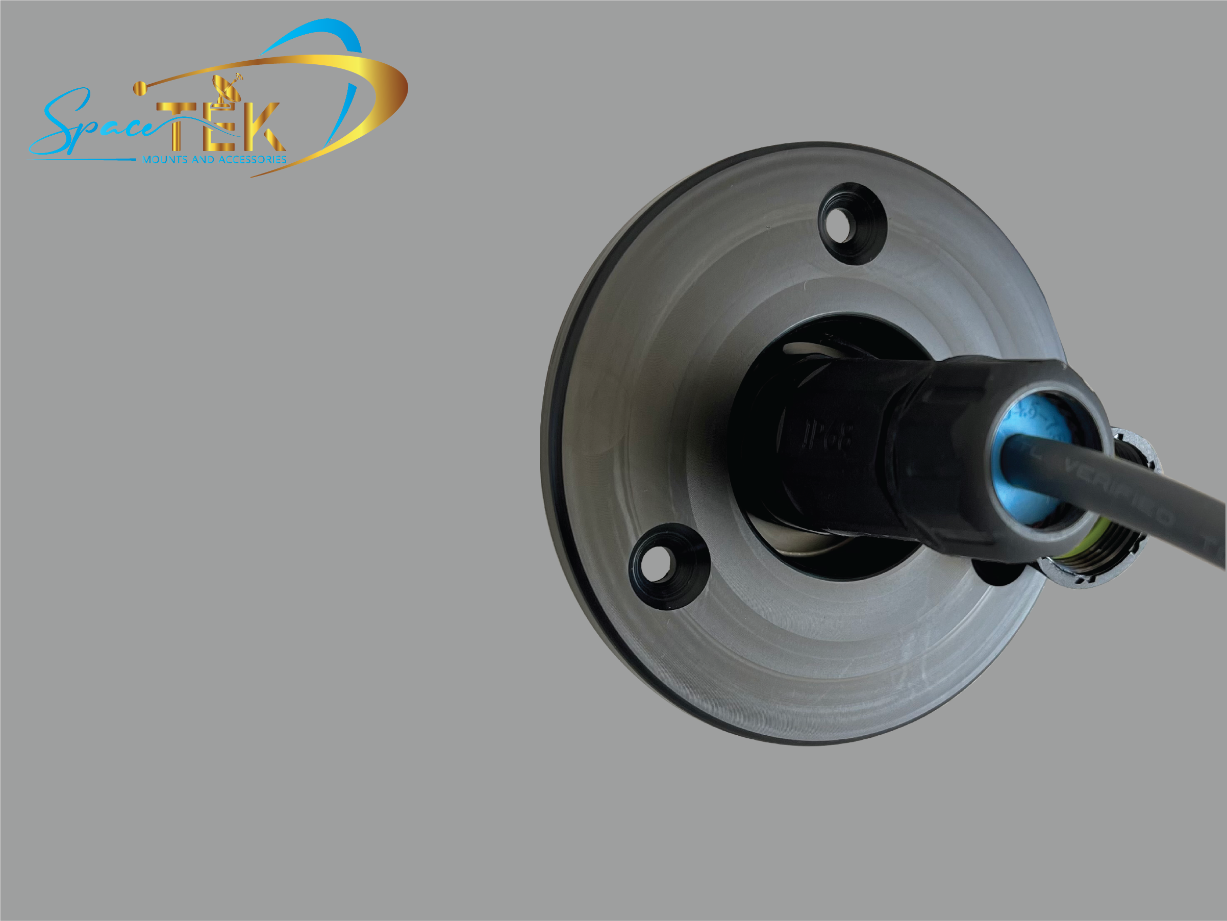 Caravan RV - RJ45 Recessed Data Socket for Starlink With Backing Plate