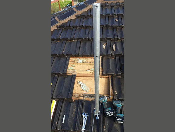 Tile Roof - Starlink Mount Roof Kit for Dishy - Rectangle Gen 2