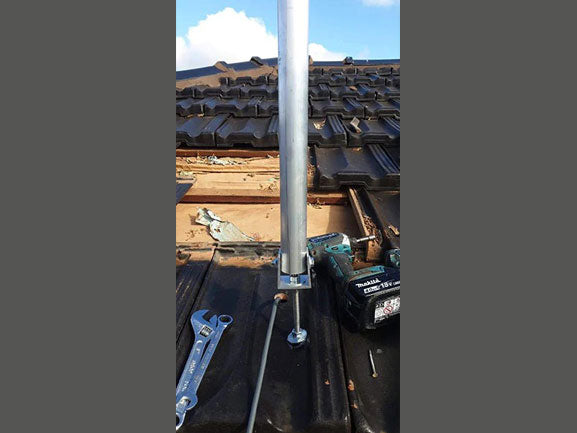 Tile Roof - Starlink Mount Roof Kit for Dishy - Rectangle Gen 2 SpaceTek