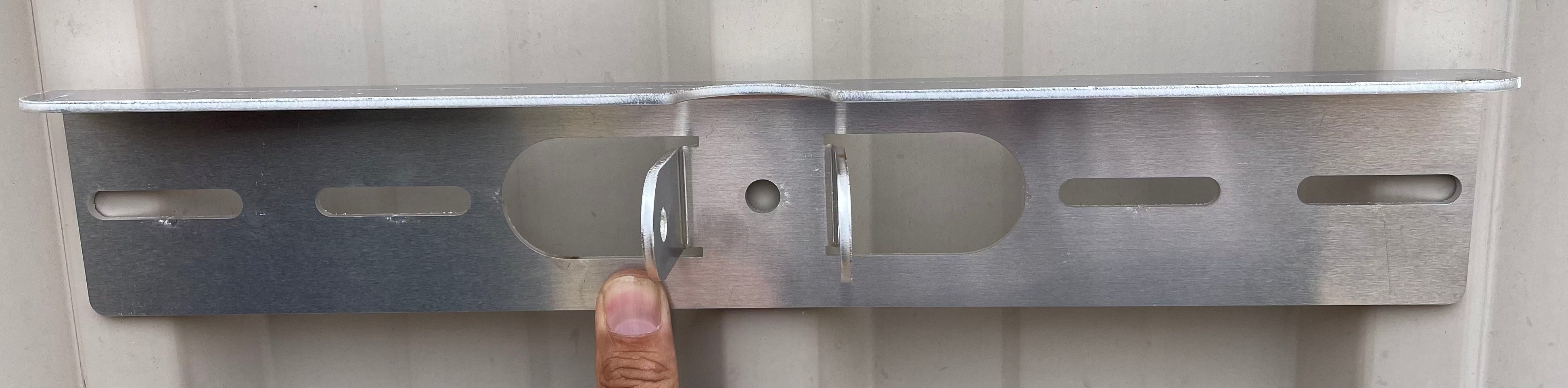 Heavy Duty Base Plate (400mm) - With M8 Nut & Bolt SpaceTek