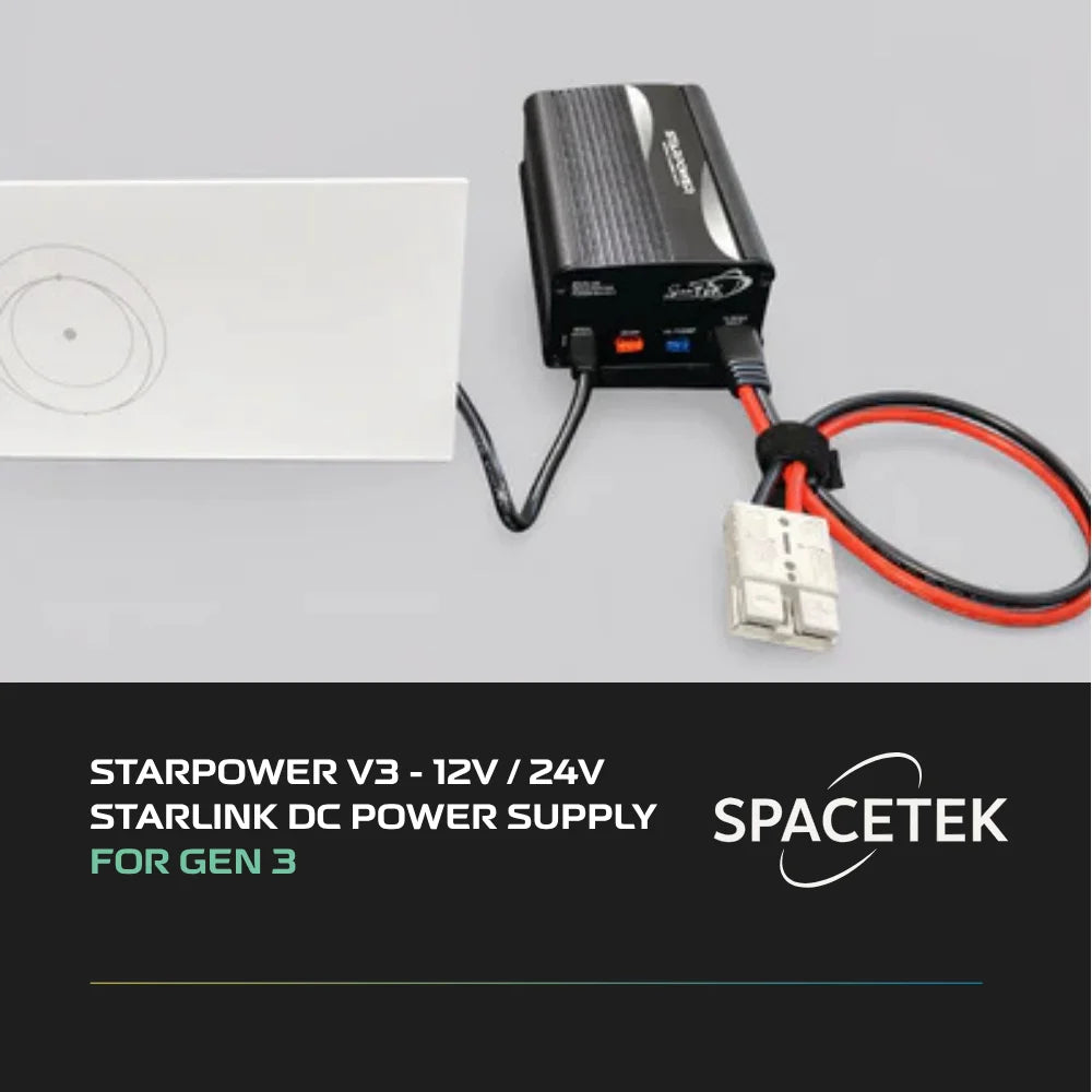 How to Run Starlink Gen 3 on 12V DC Power in an RV, Van, or Off-Grid Setup